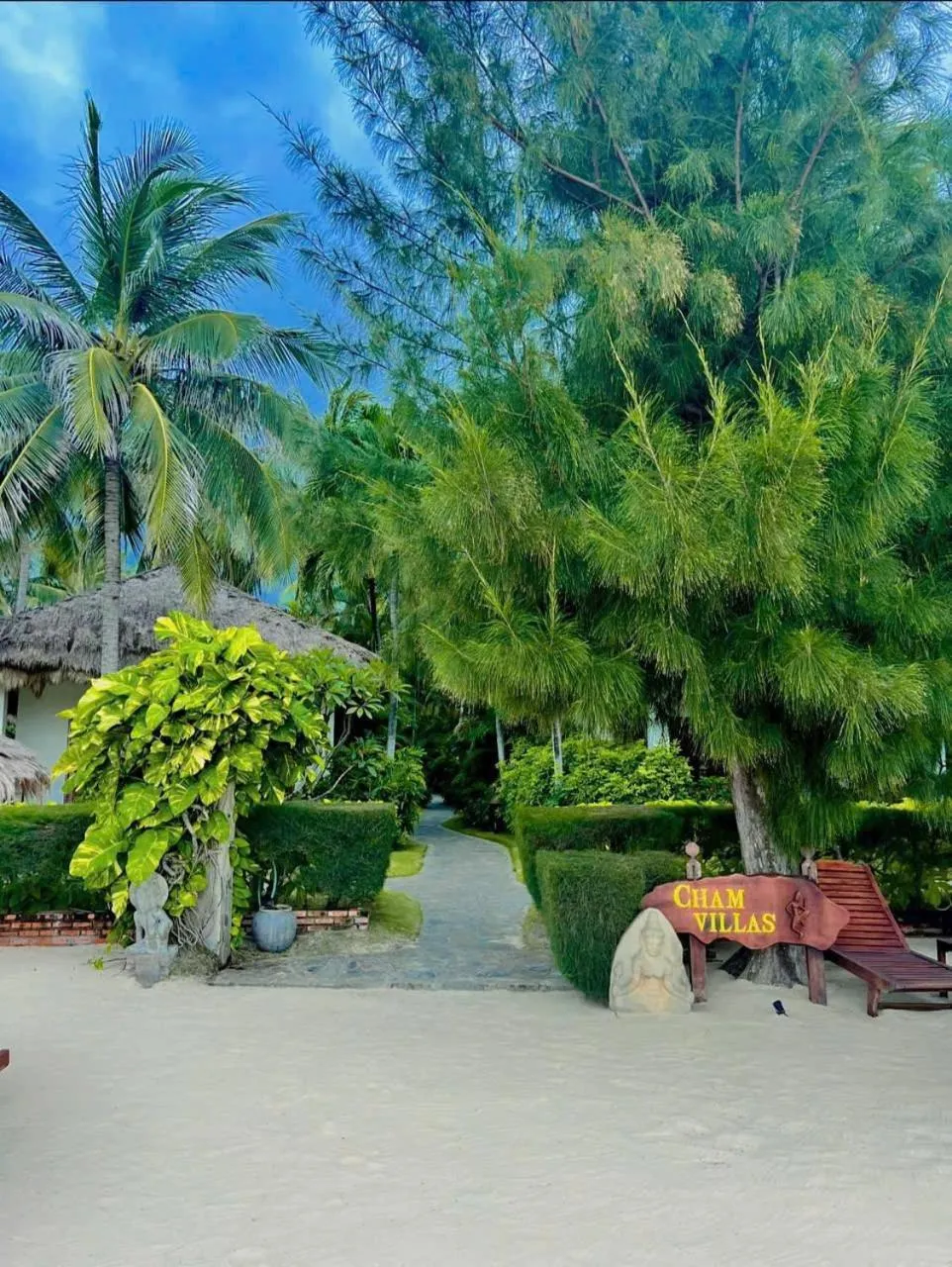 Garden in Cham Villas Resort
