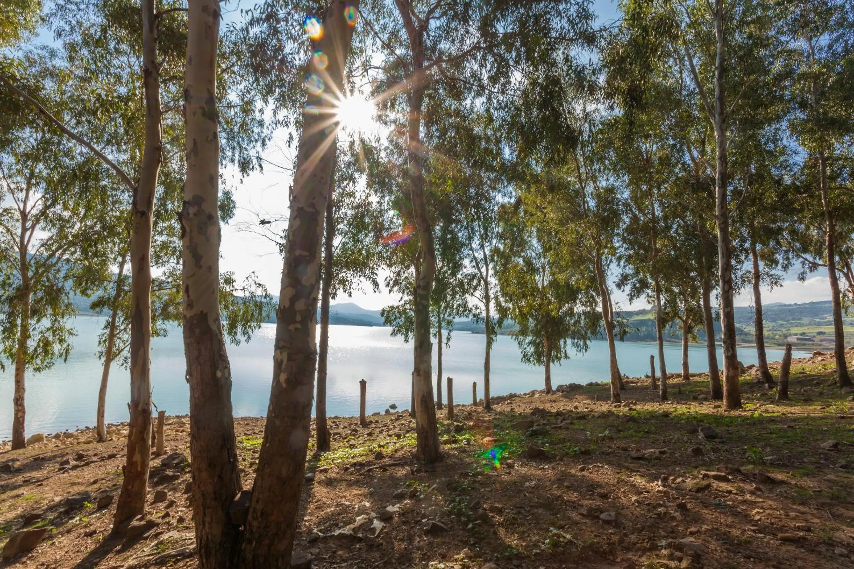 Natural landscape in El Mouradi Hammam Bourguiba