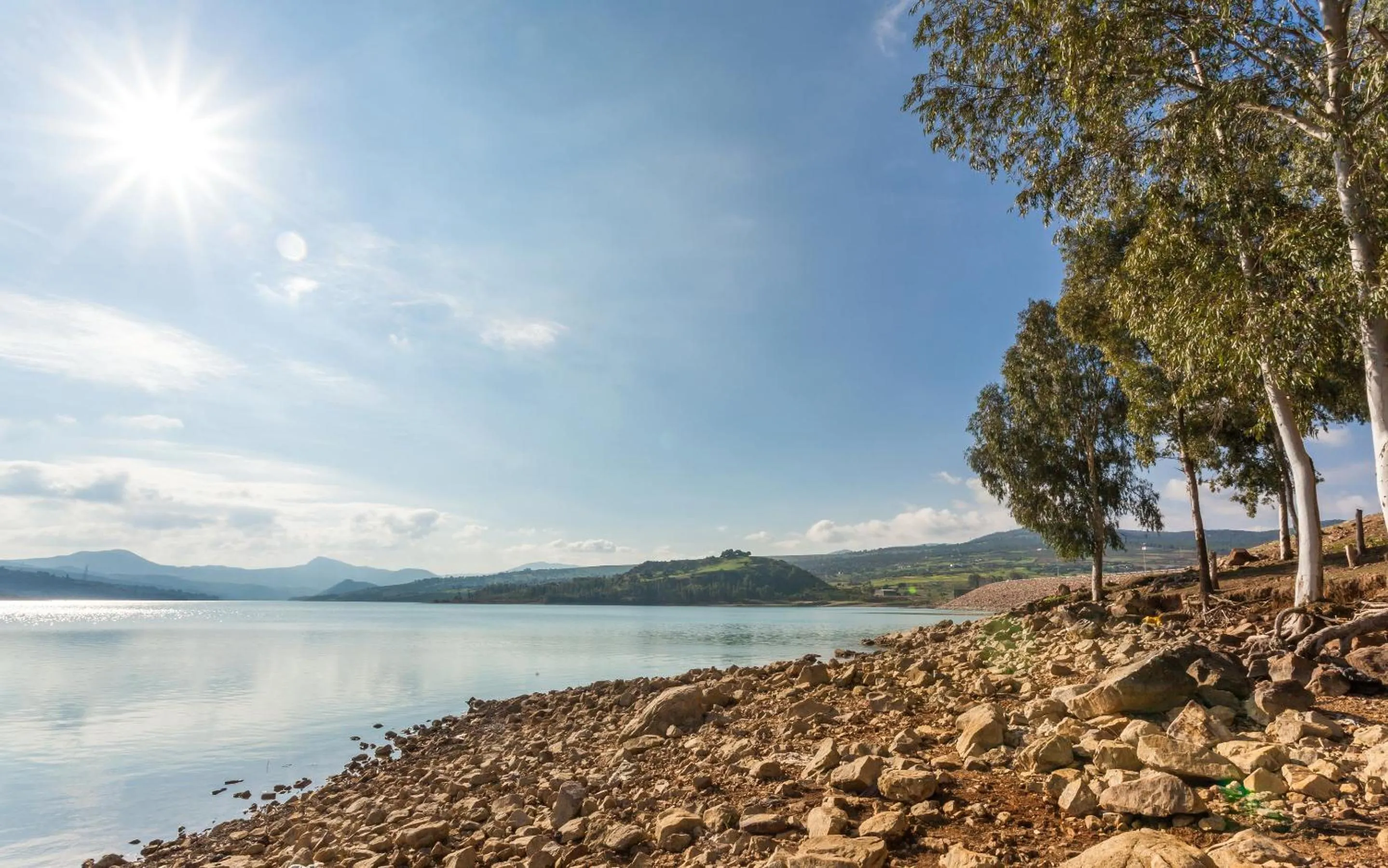 Natural landscape in El Mouradi Hammam Bourguiba