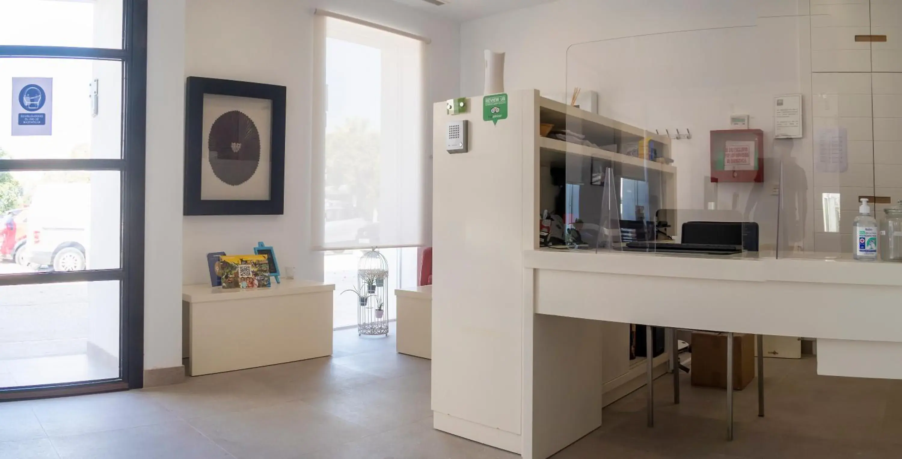 Lobby or reception in Hotel Senderos Lobby or reception in Hotel Senderos