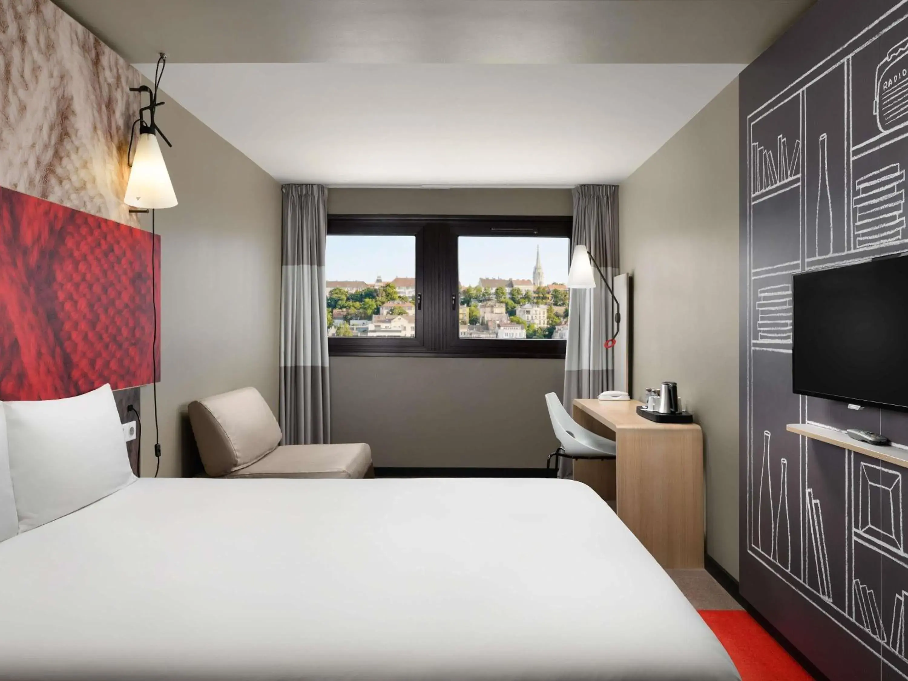 Bedroom, Bed in ibis Budapest Castle Hill Bedroom, Bed in ibis Budapest Castle Hill