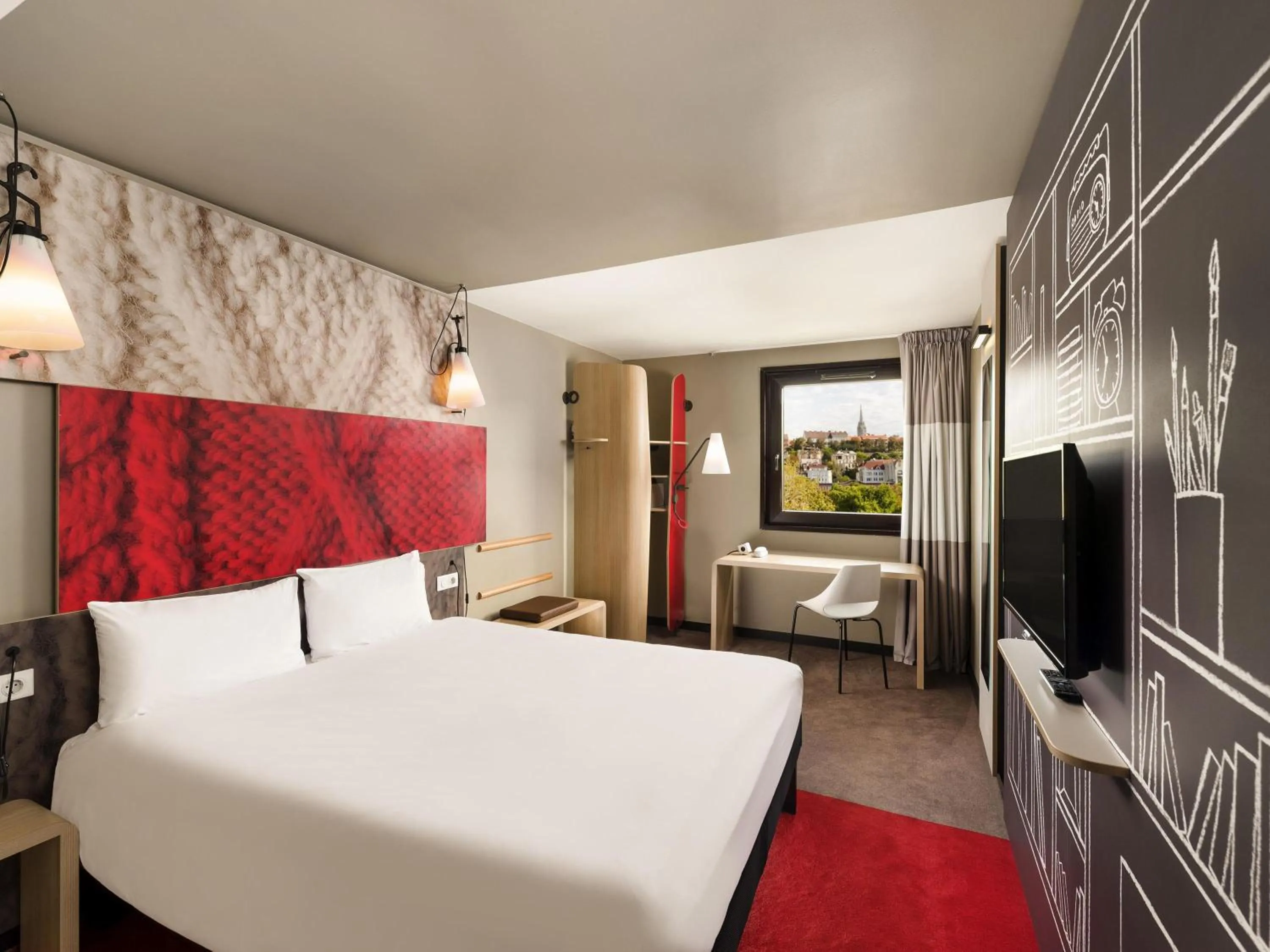 Bedroom, Bed in ibis Budapest Castle Hill