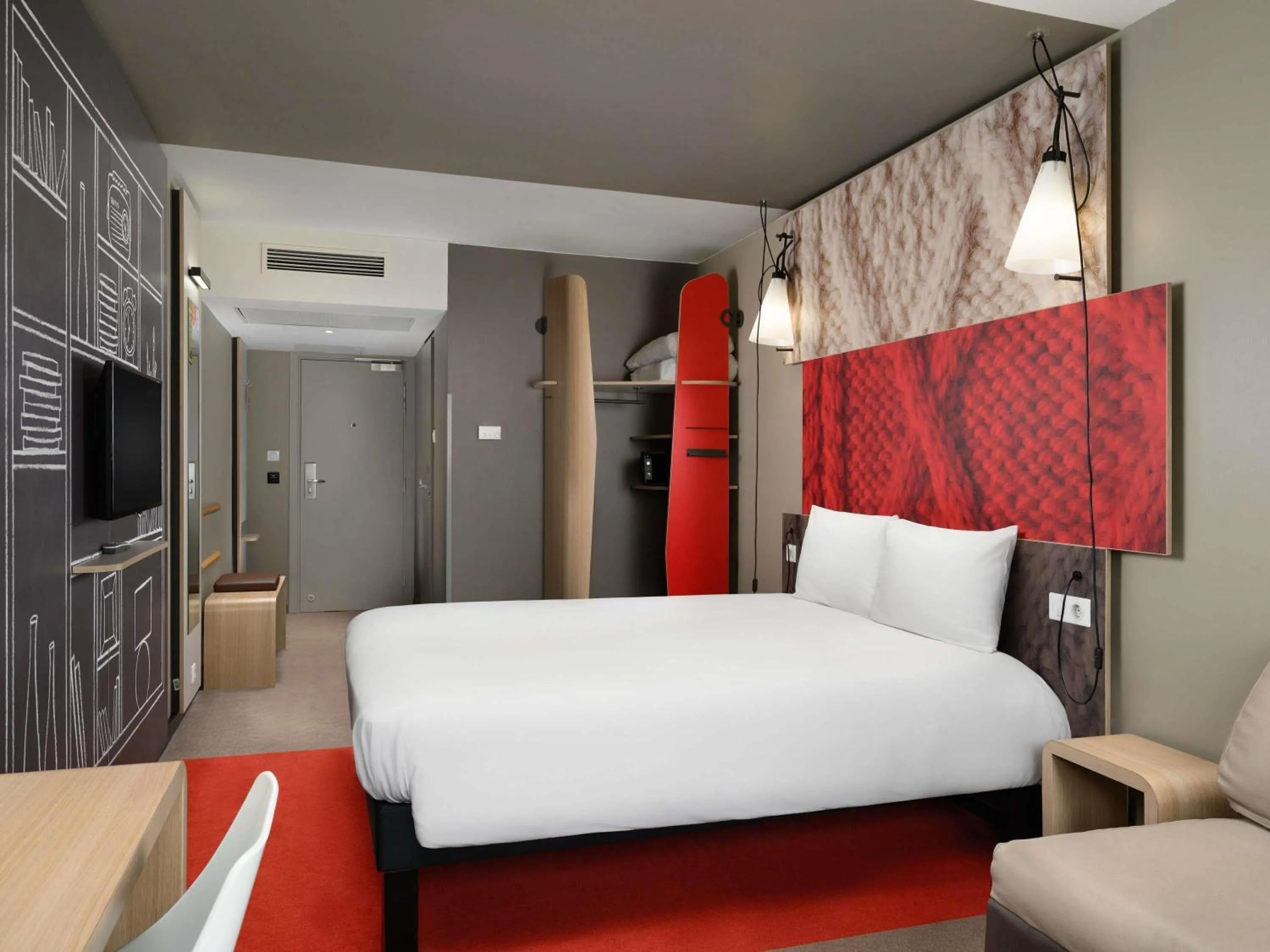 Bedroom, Bed in ibis Budapest Castle Hill