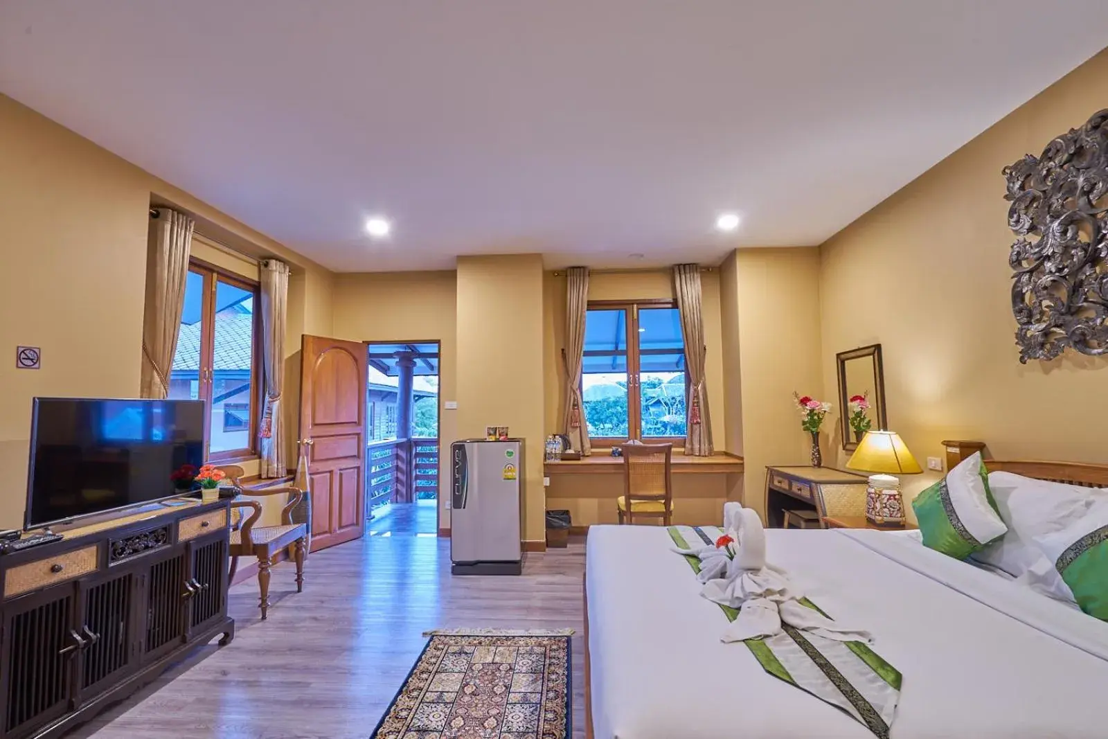 Bed in Mina Garden Villa Resort Bed in Mina Garden Villa Resort