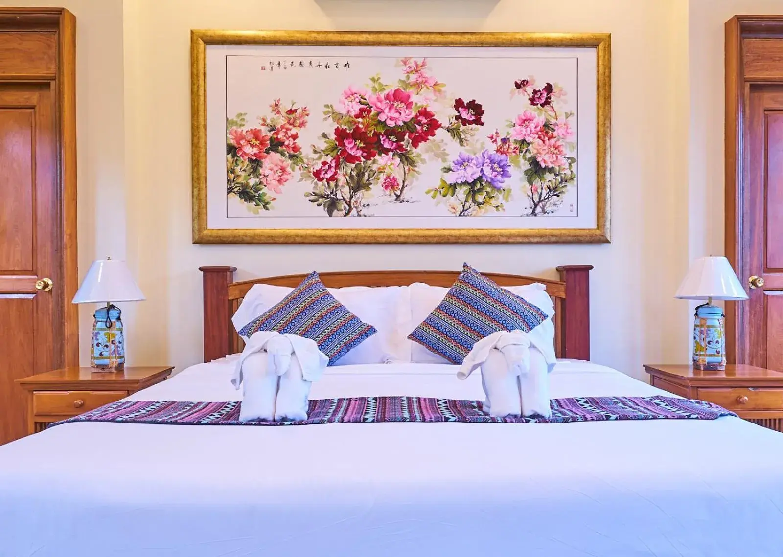 Bed in Mina Garden Villa Resort Bed in Mina Garden Villa Resort