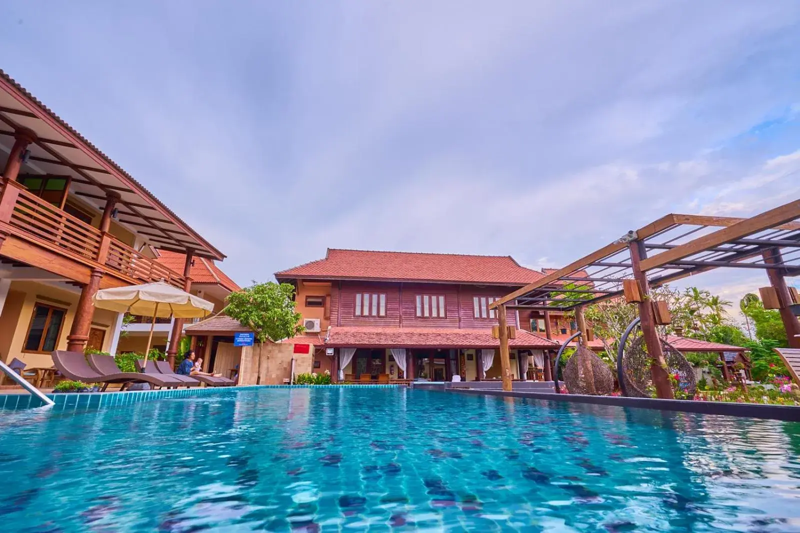 Swimming pool in Mina Garden Villa Resort Swimming pool in Mina Garden Villa Resort