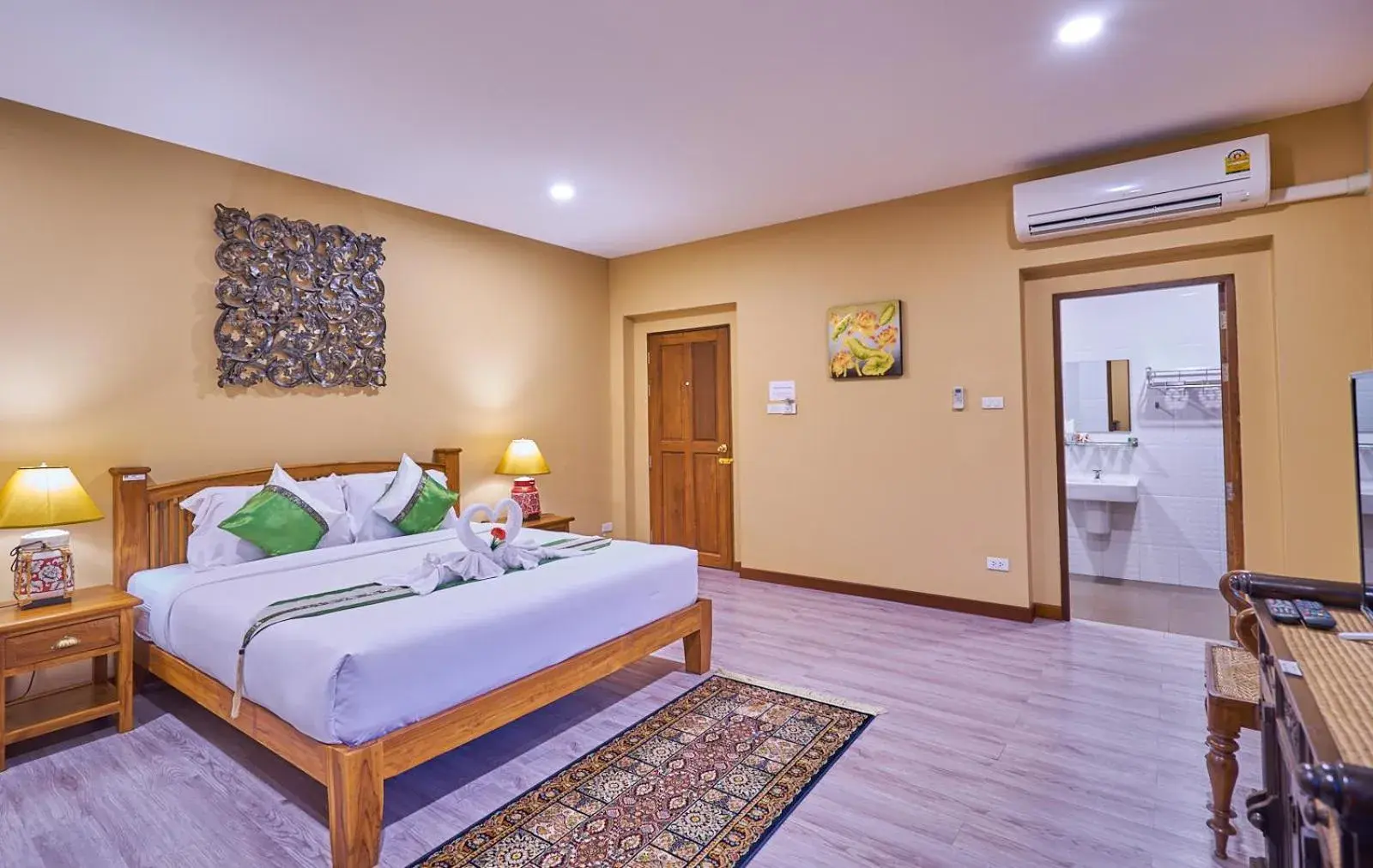 Bed in Mina Garden Villa Resort Bed in Mina Garden Villa Resort