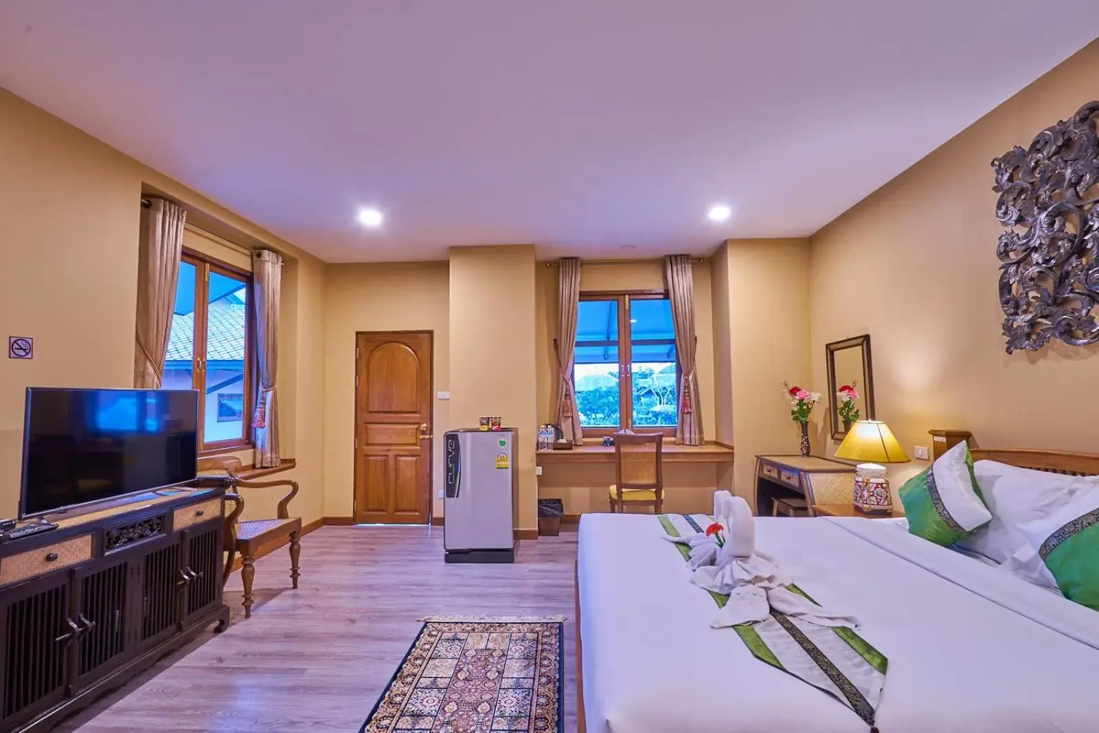 Bed in Mina Garden Villa Resort Bed in Mina Garden Villa Resort