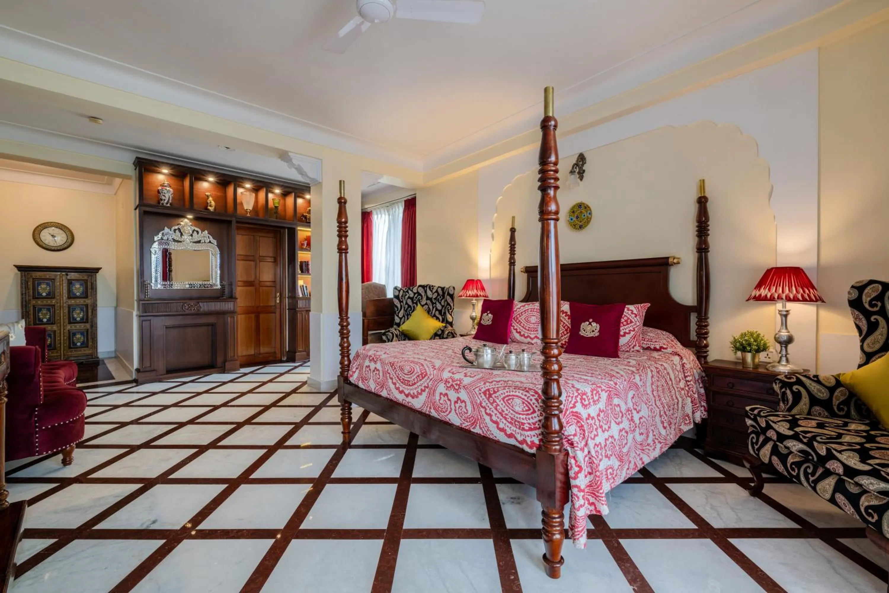 Bedroom, Bed in Dera Rawatsar - Heritage Hotel