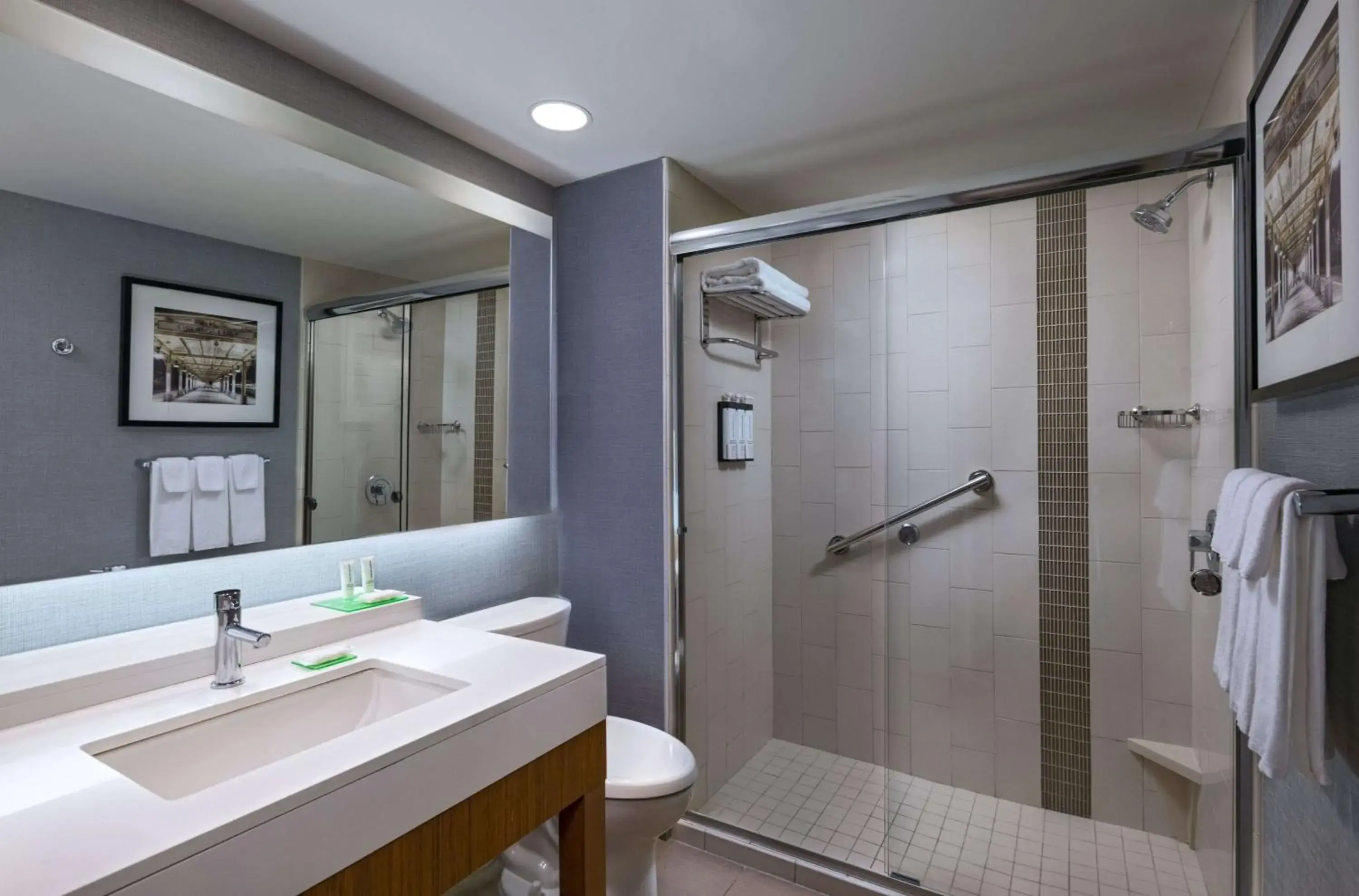 Bathroom in Hyatt Place Greensboro Downtown Bathroom in Hyatt Place Greensboro Downtown