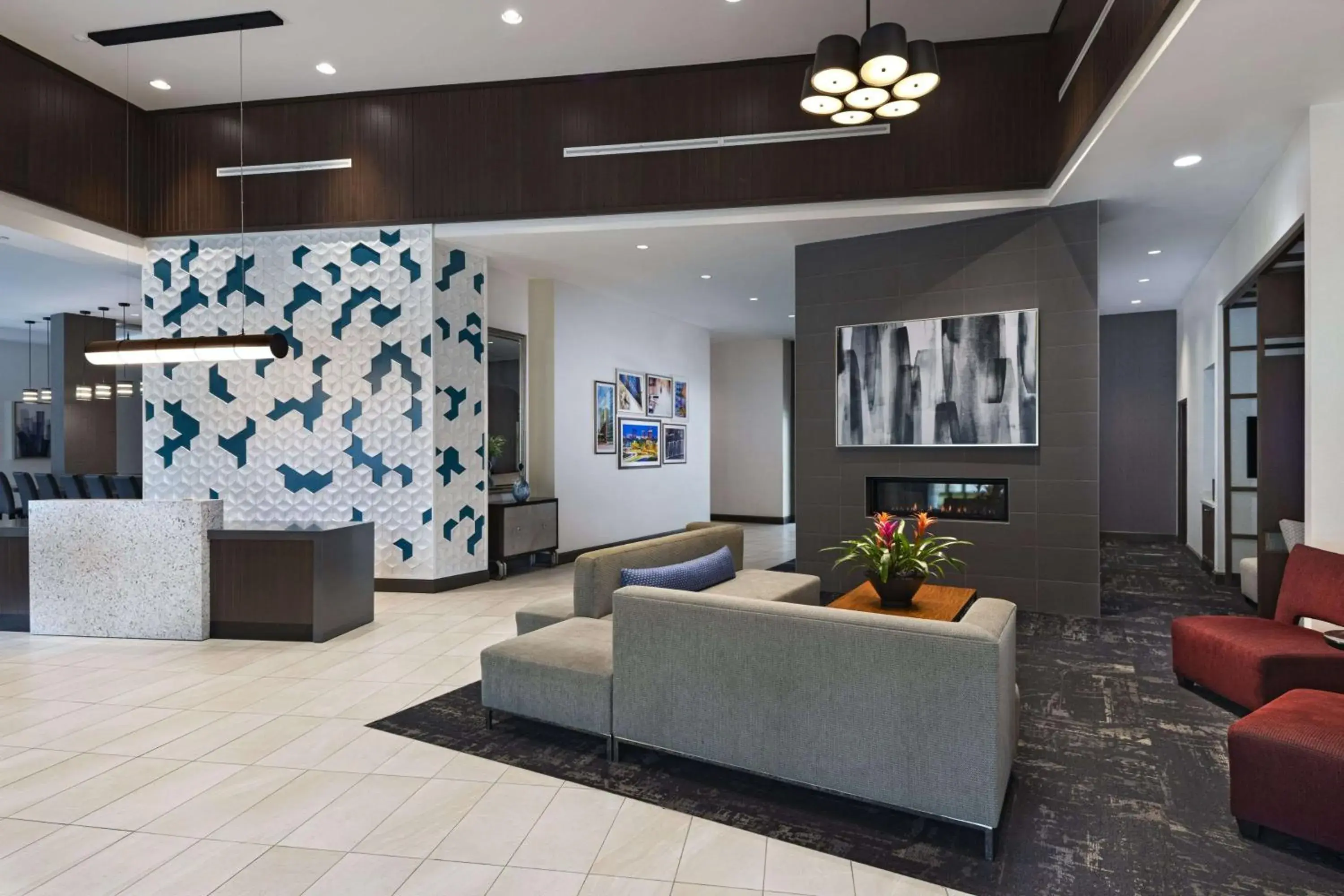 Lobby or reception in Hyatt Place Greensboro Downtown Lobby or reception in Hyatt Place Greensboro Downtown