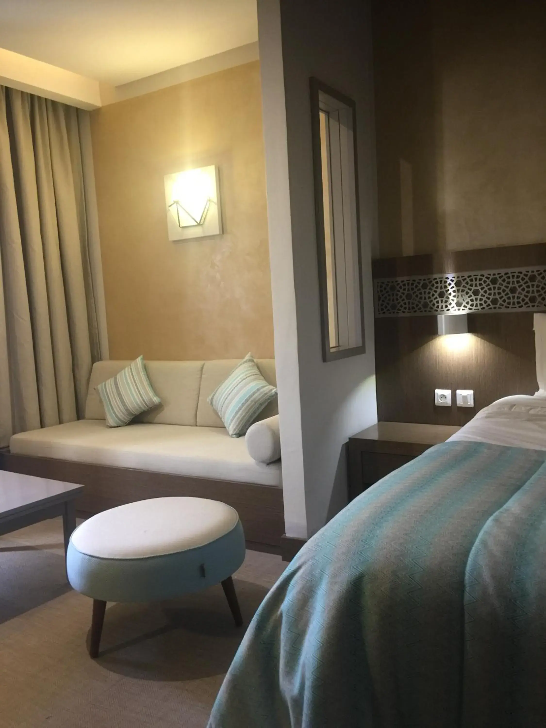 Bed in Hotel La Residence Hammamet Bed in Hotel La Residence Hammamet