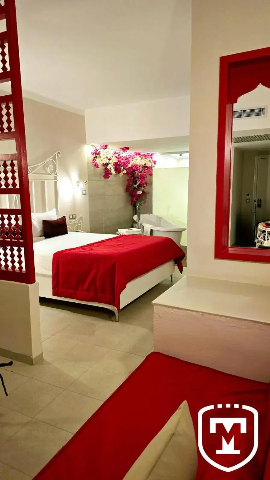 Bed in Hotel La Residence Hammamet Bed in Hotel La Residence Hammamet