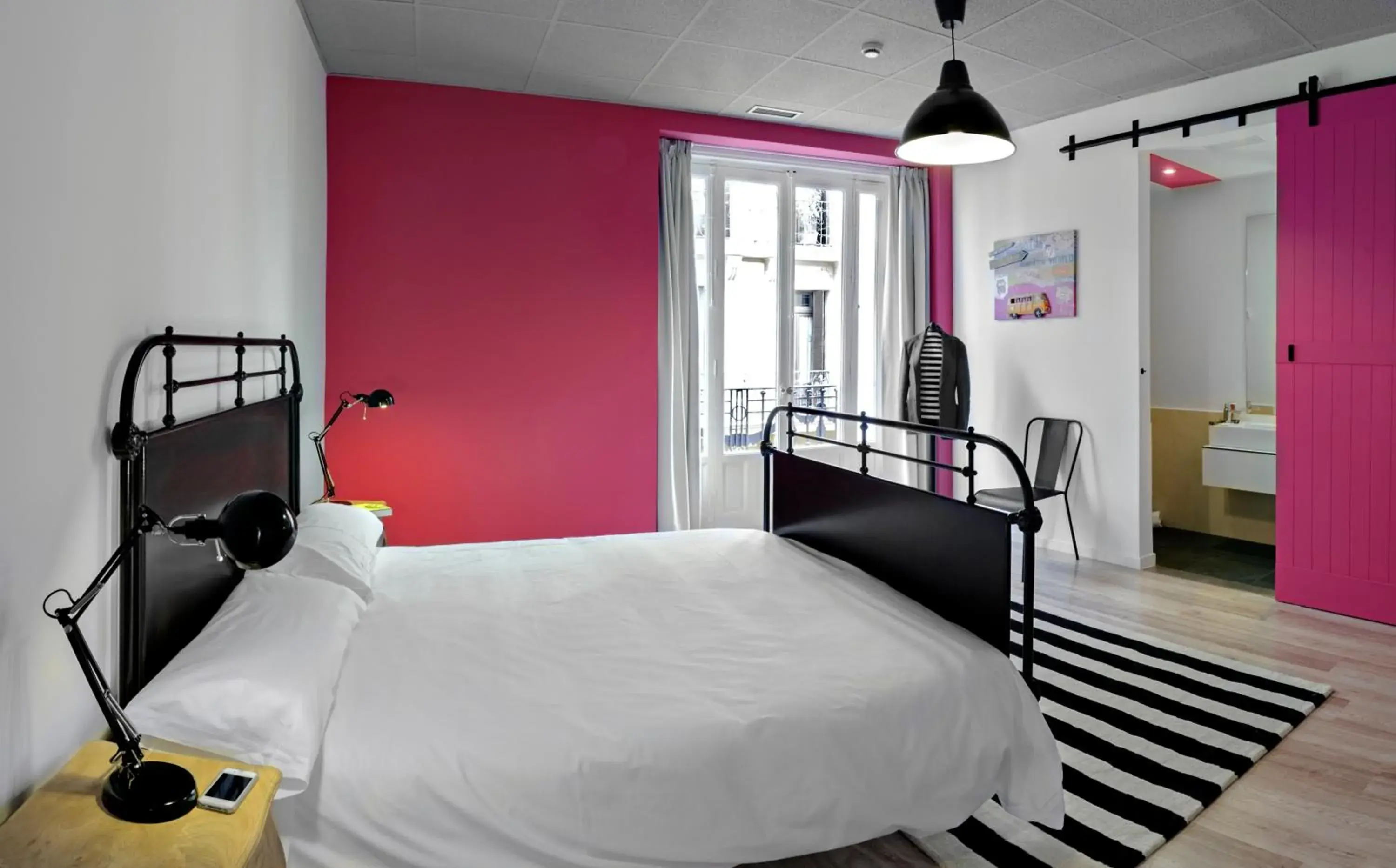 Bedroom, Bed in Safestay Madrid
