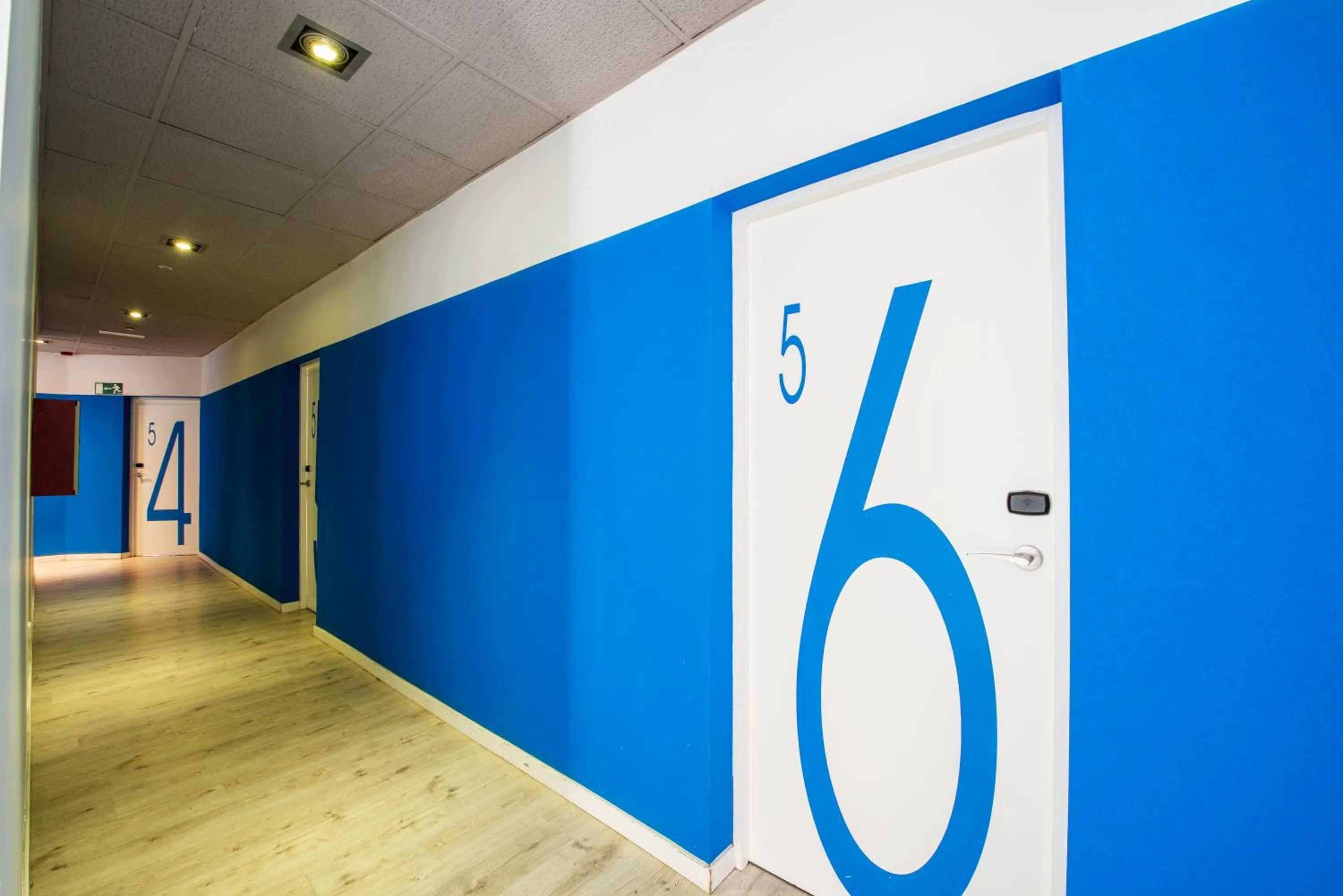 Decorative detail in Safestay Madrid Central