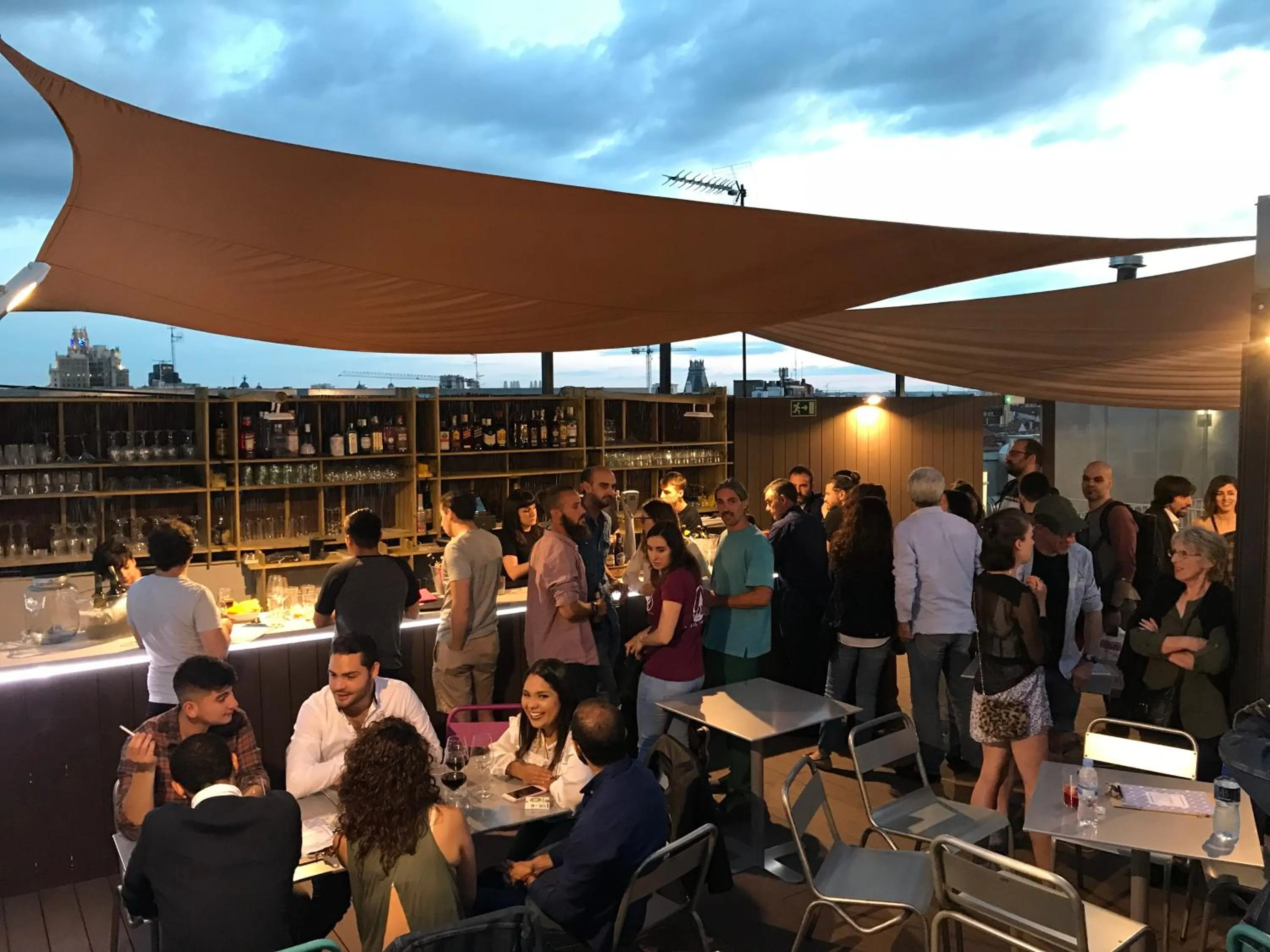 Balcony/Terrace in Safestay Madrid Central