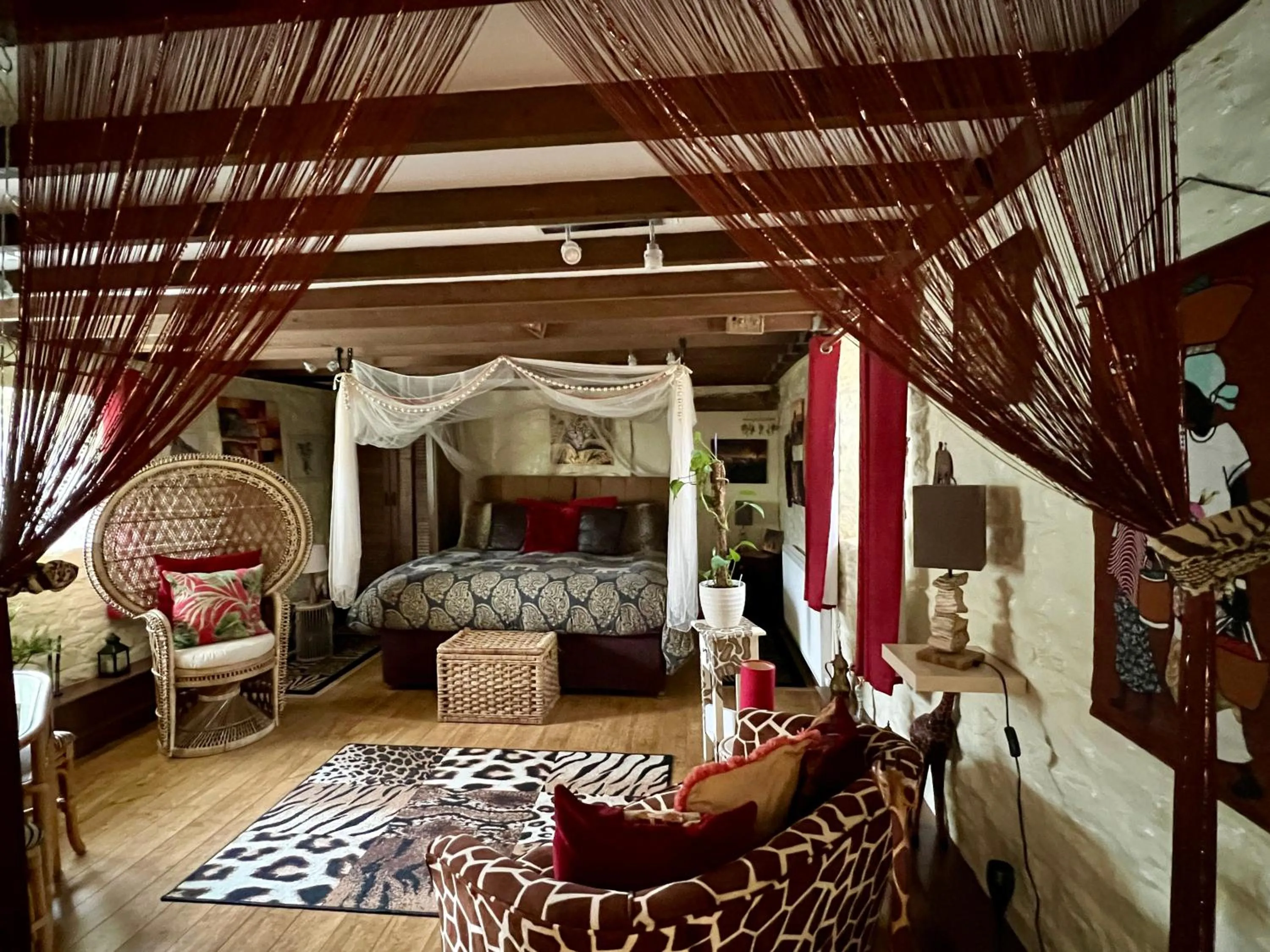 Living room, Bed in Brecon Boutique Breaks Wild Land