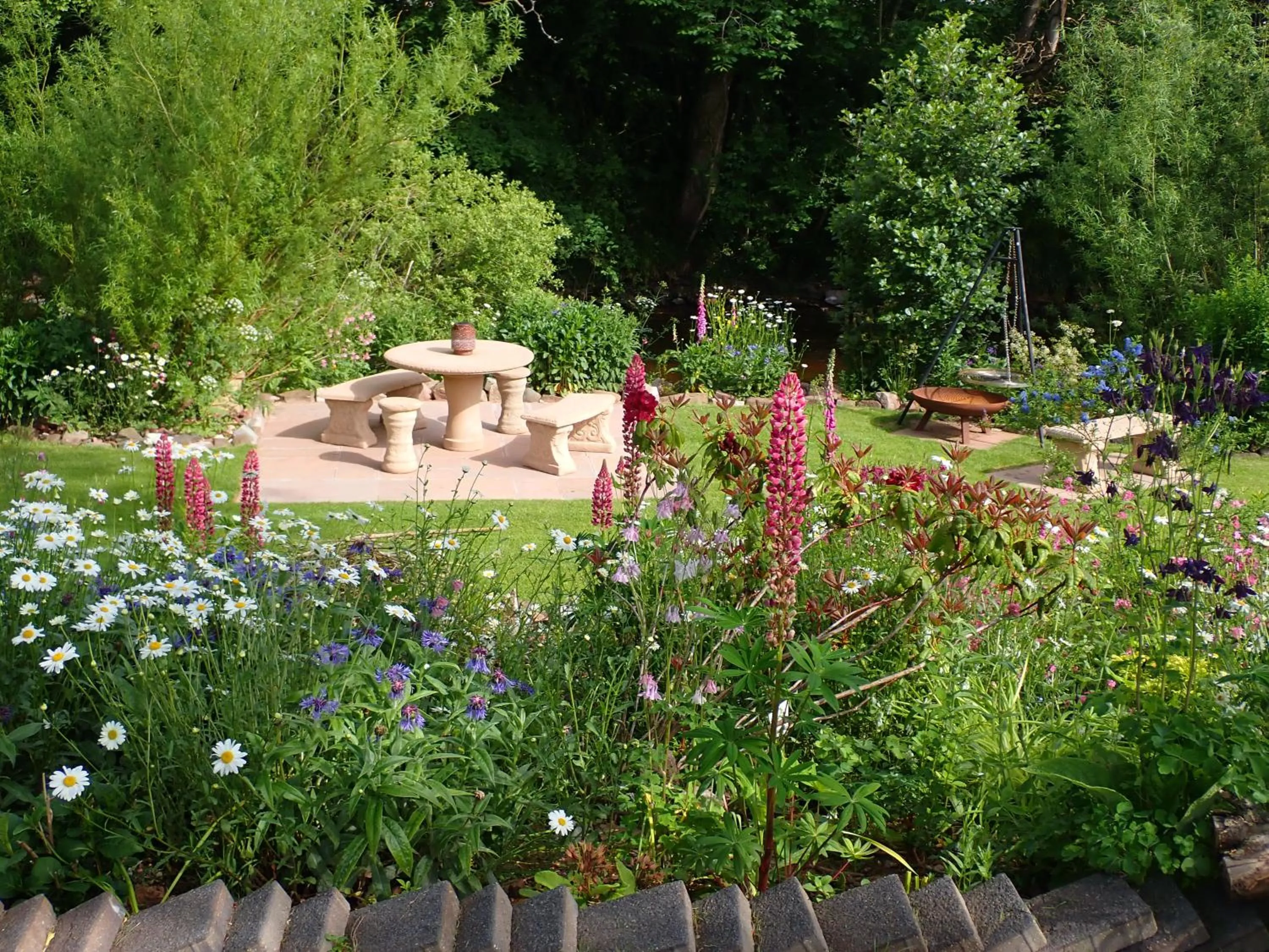 Garden in Brecon Boutique Breaks Wild Land