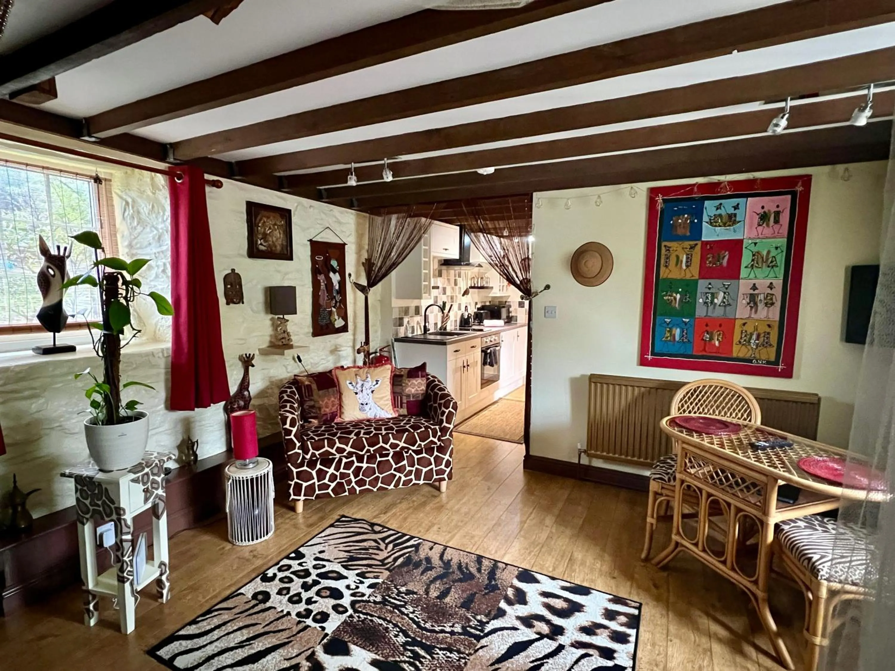 Dining area in Brecon Boutique Breaks Wild Land