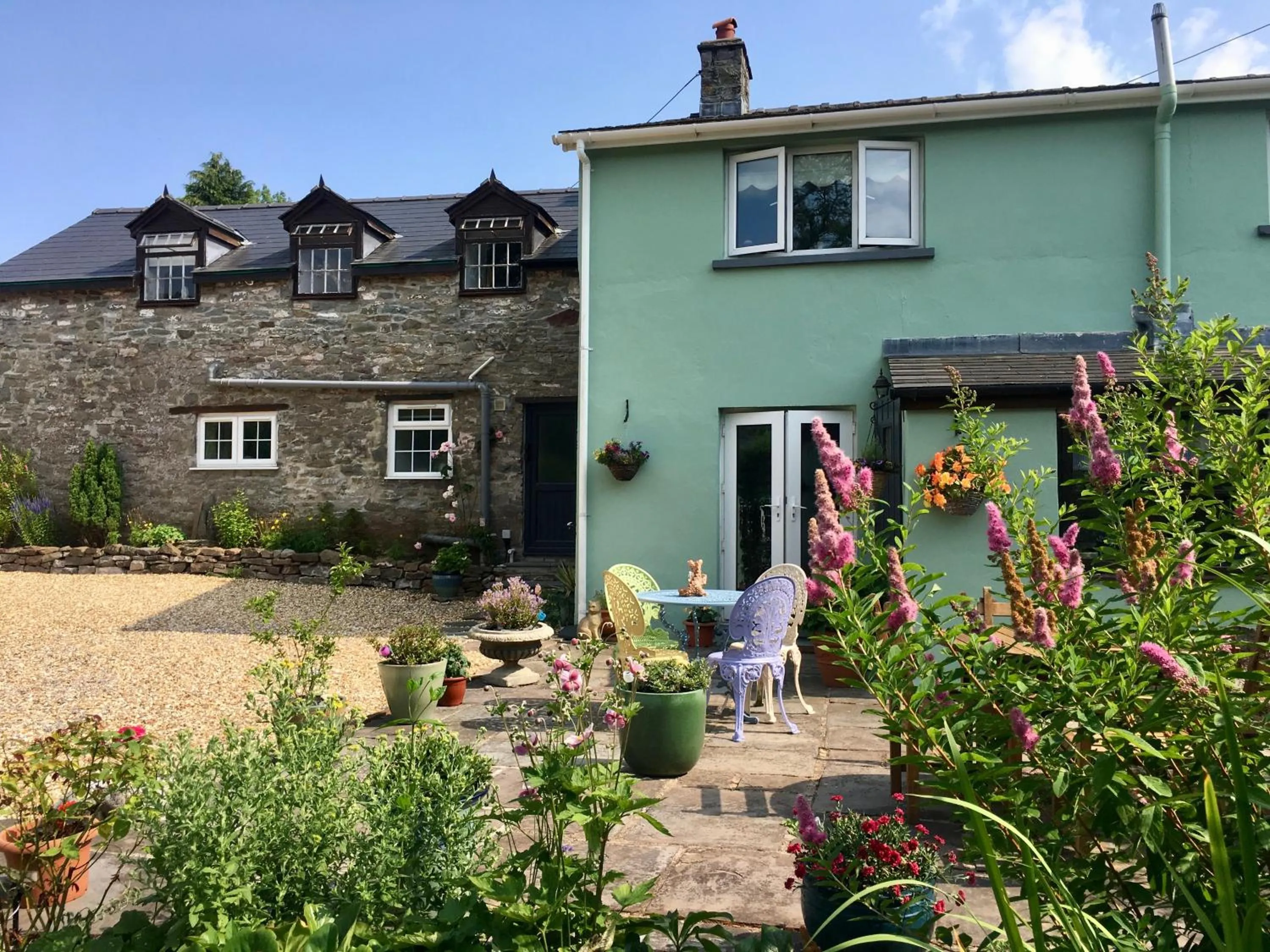 Patio in Brecon Boutique Breaks Wild Land