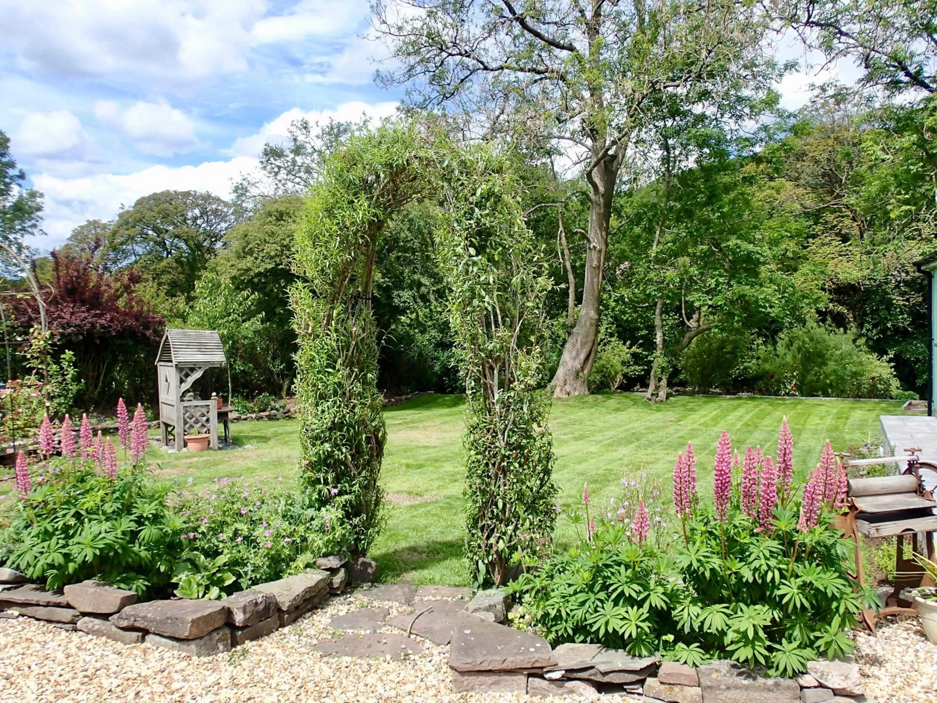 Garden in Brecon Boutique Breaks Wild Land