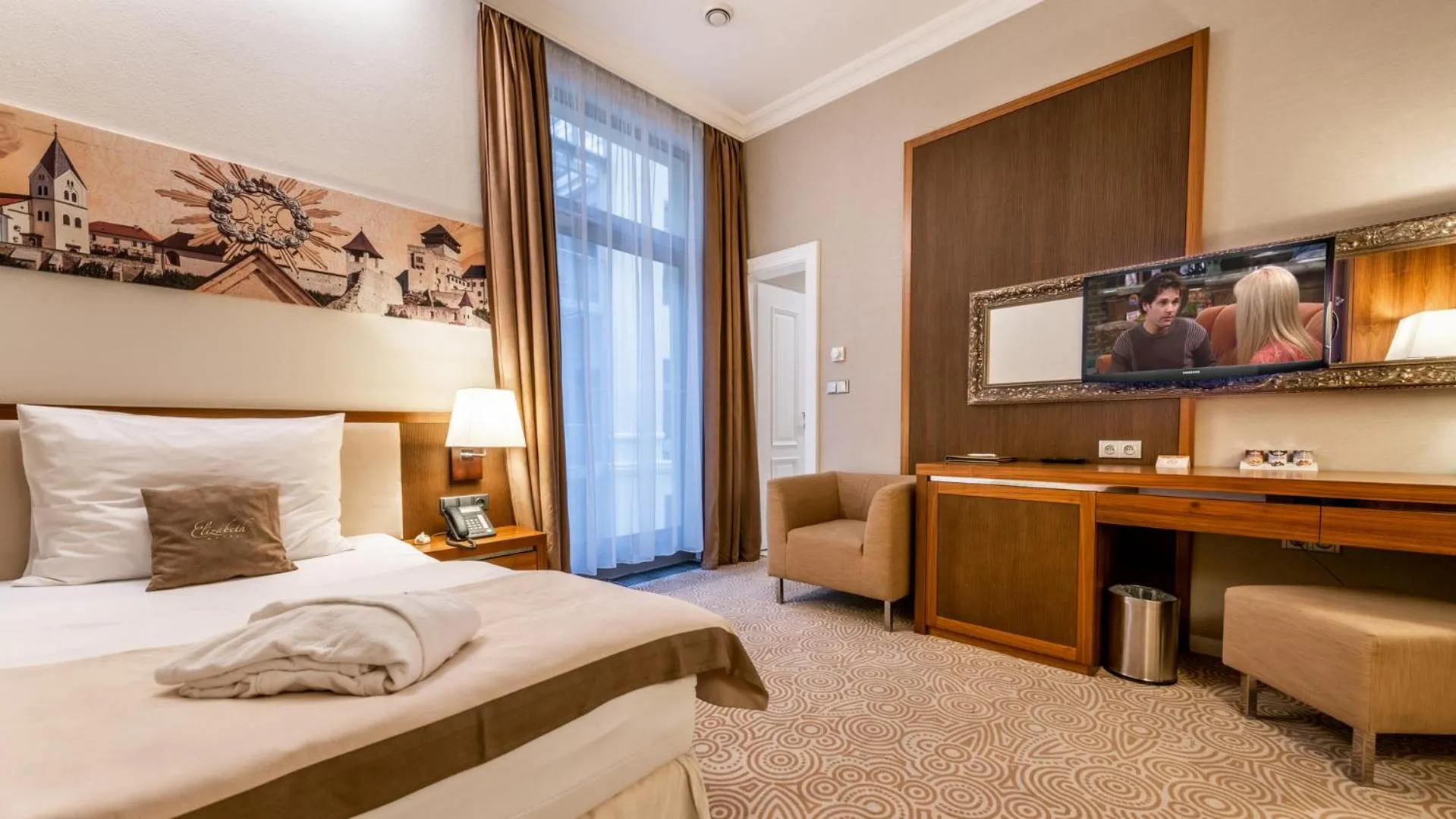 Bed in Hotel Elizabeth