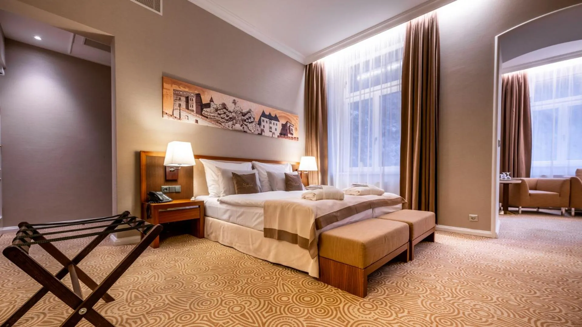 Bed in Hotel Elizabeth