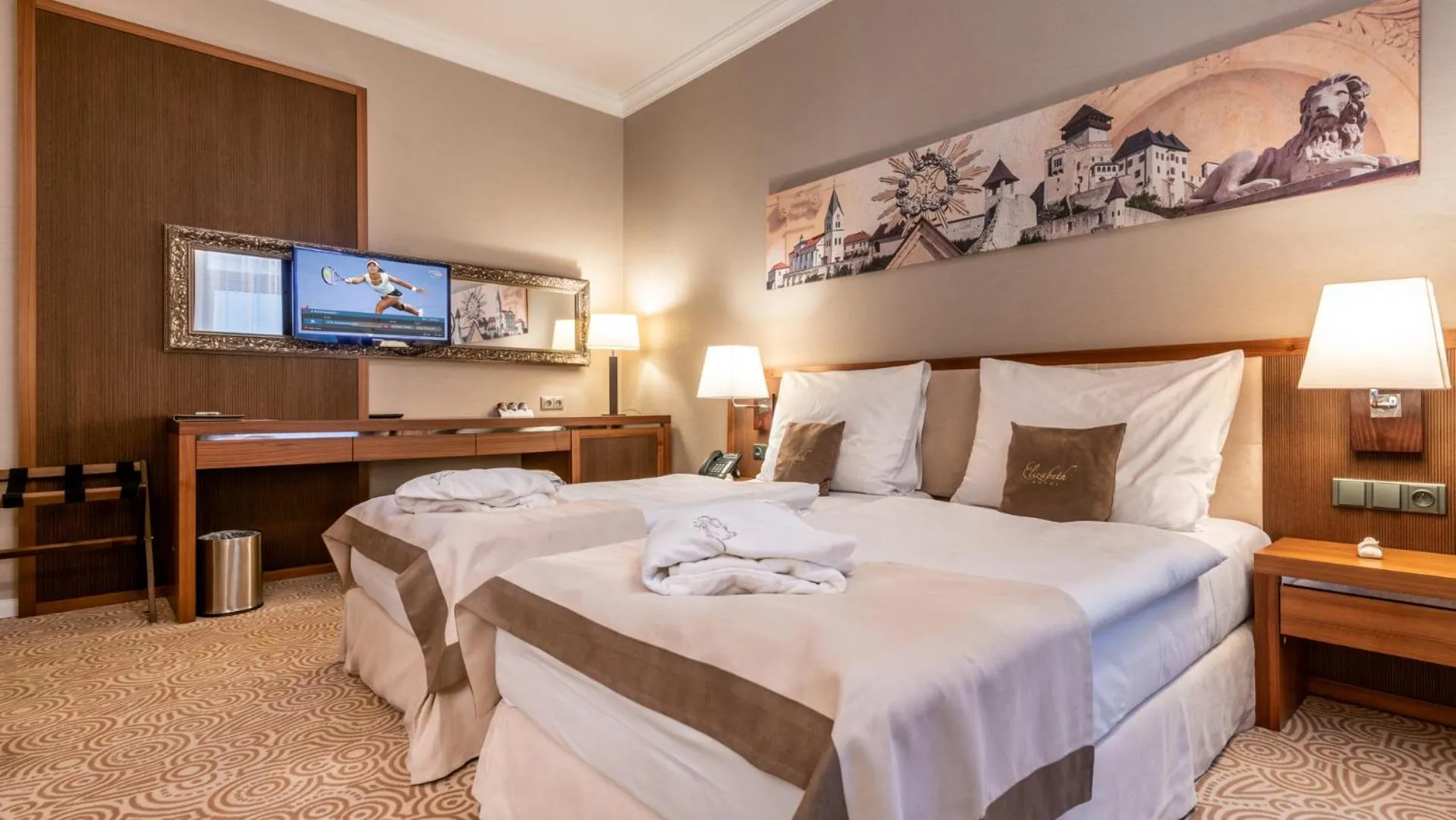 Bed in Hotel Elizabeth