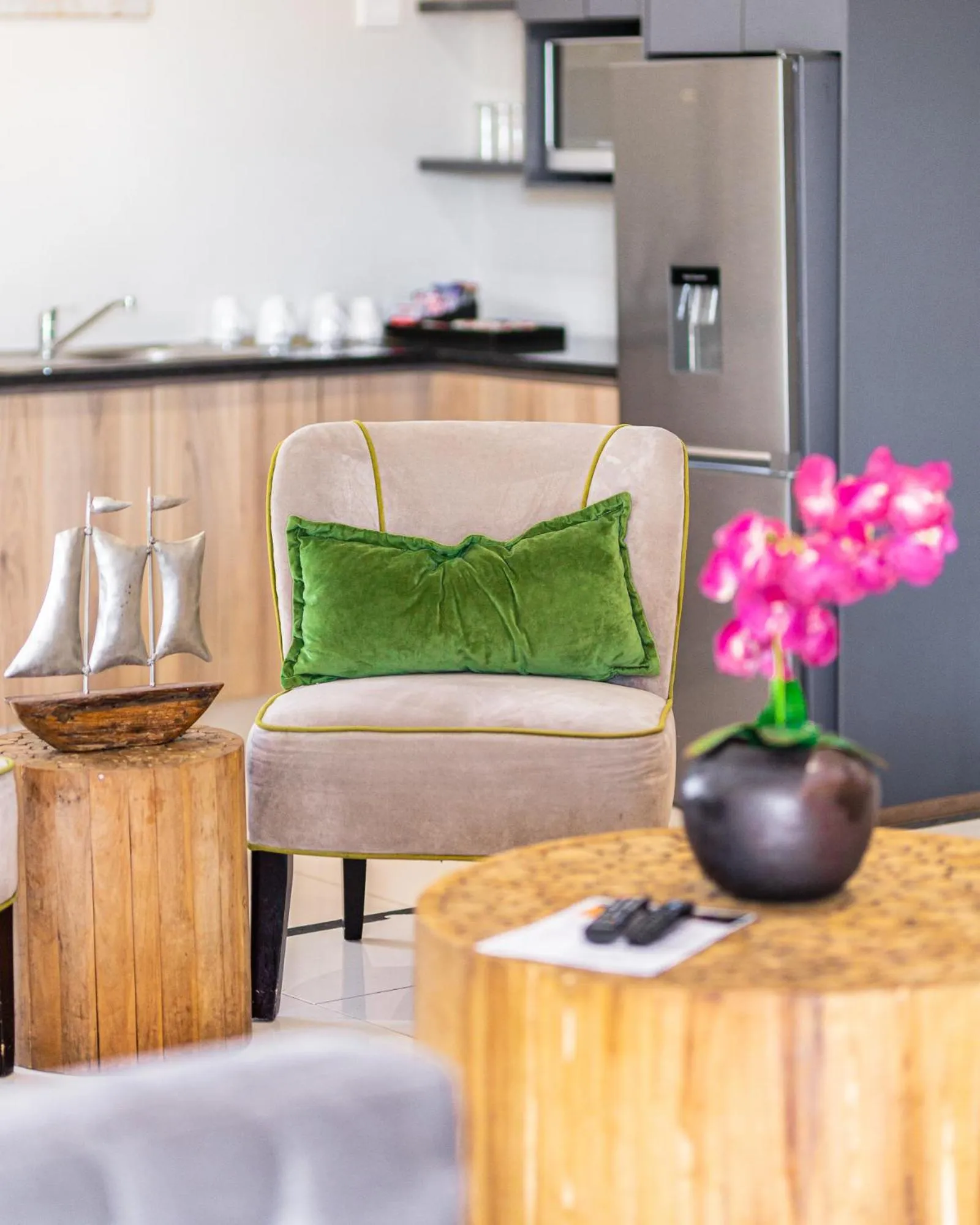 Kitchen or kitchenette in Aloe Lifestyle Hotel