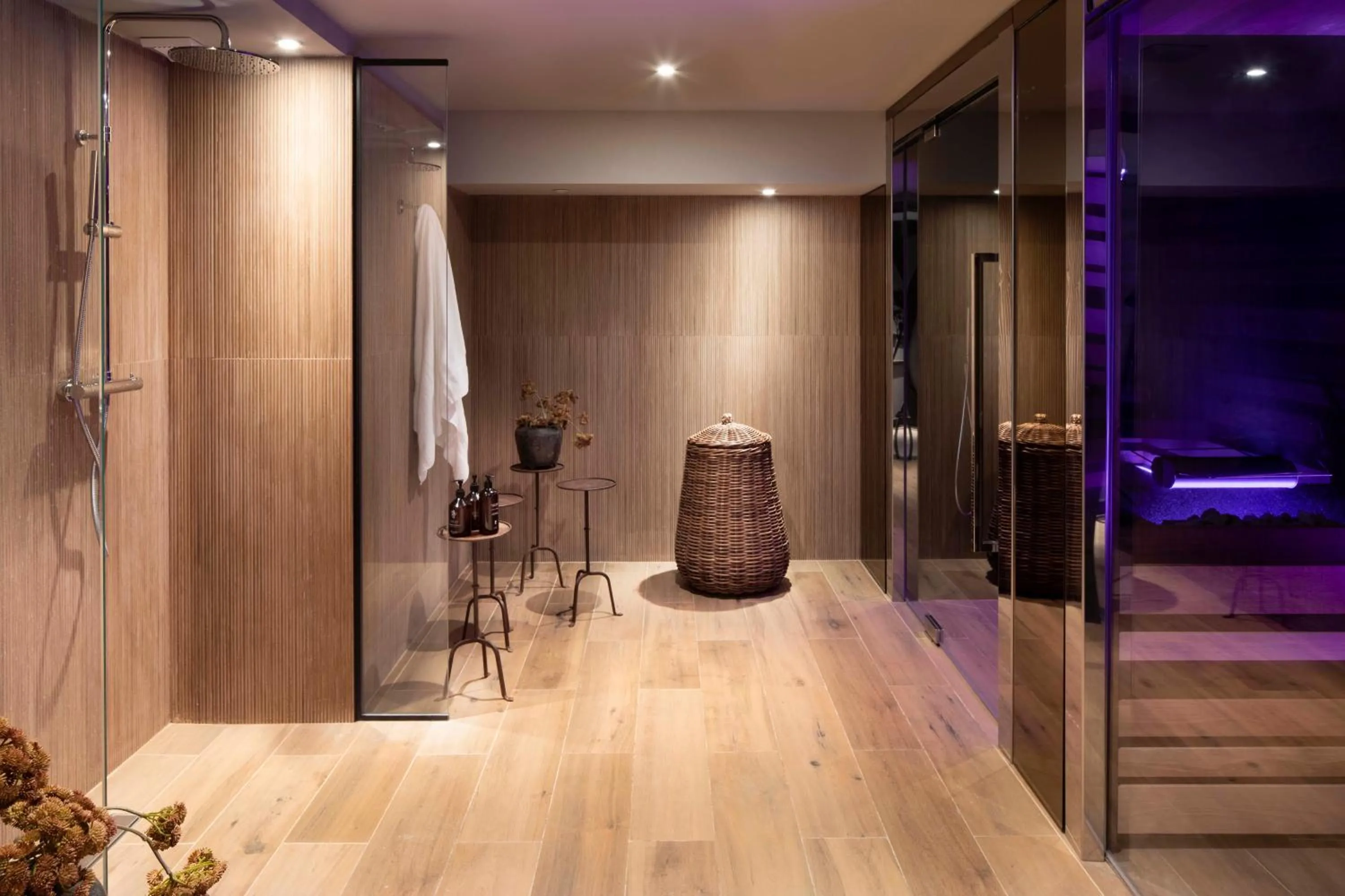 Sauna in Maison ELLE Paris