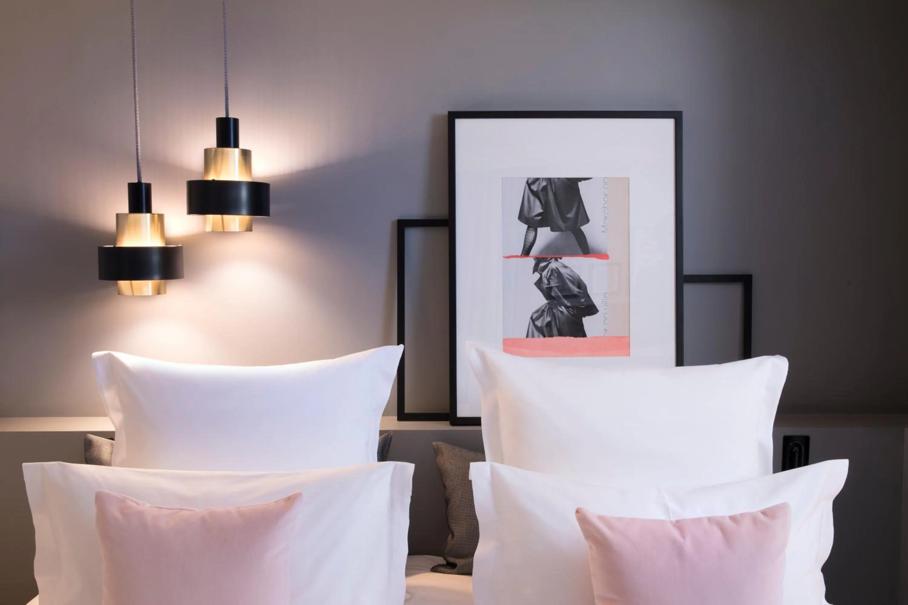 Bed in Hotel Flanelles Paris