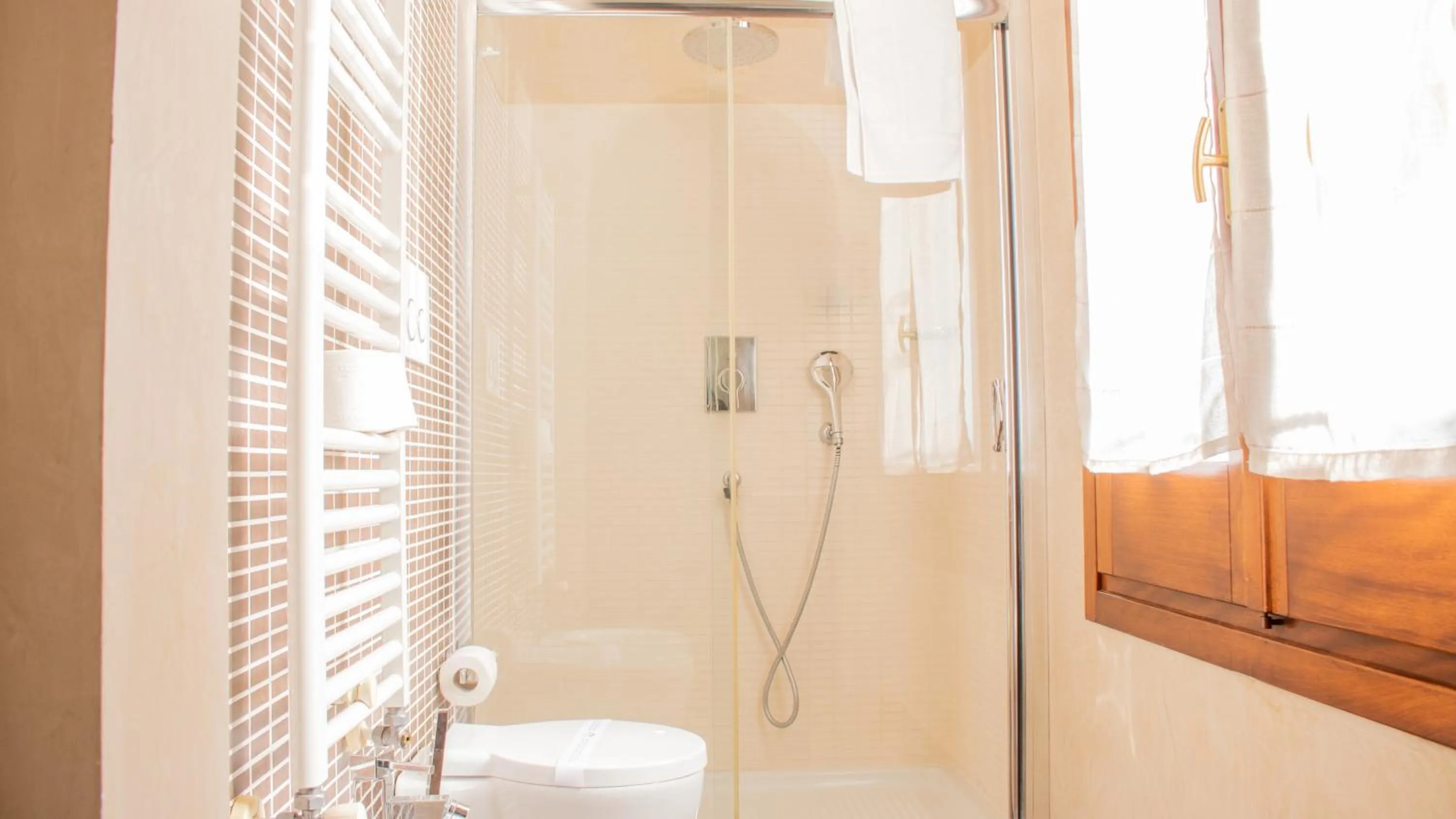 Shower in Apollo Suites