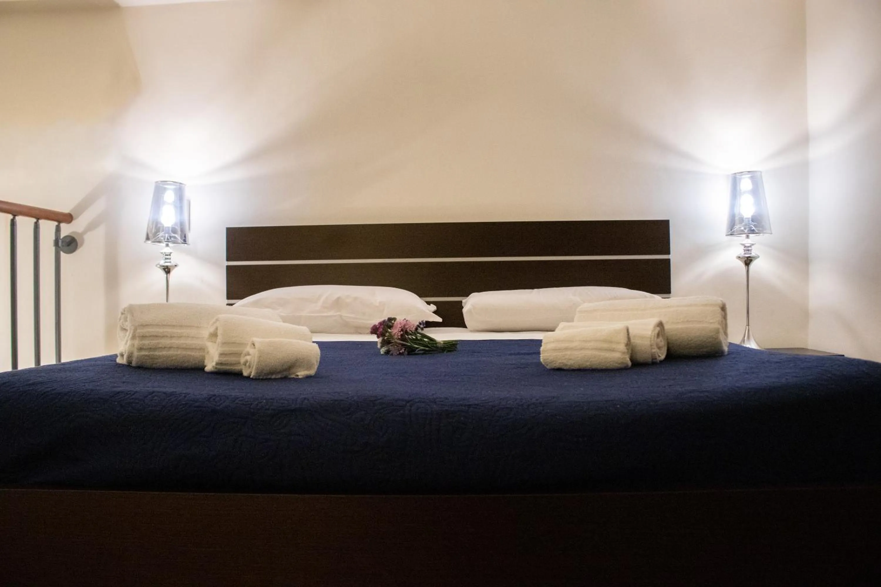 Bed in Apollo Suites