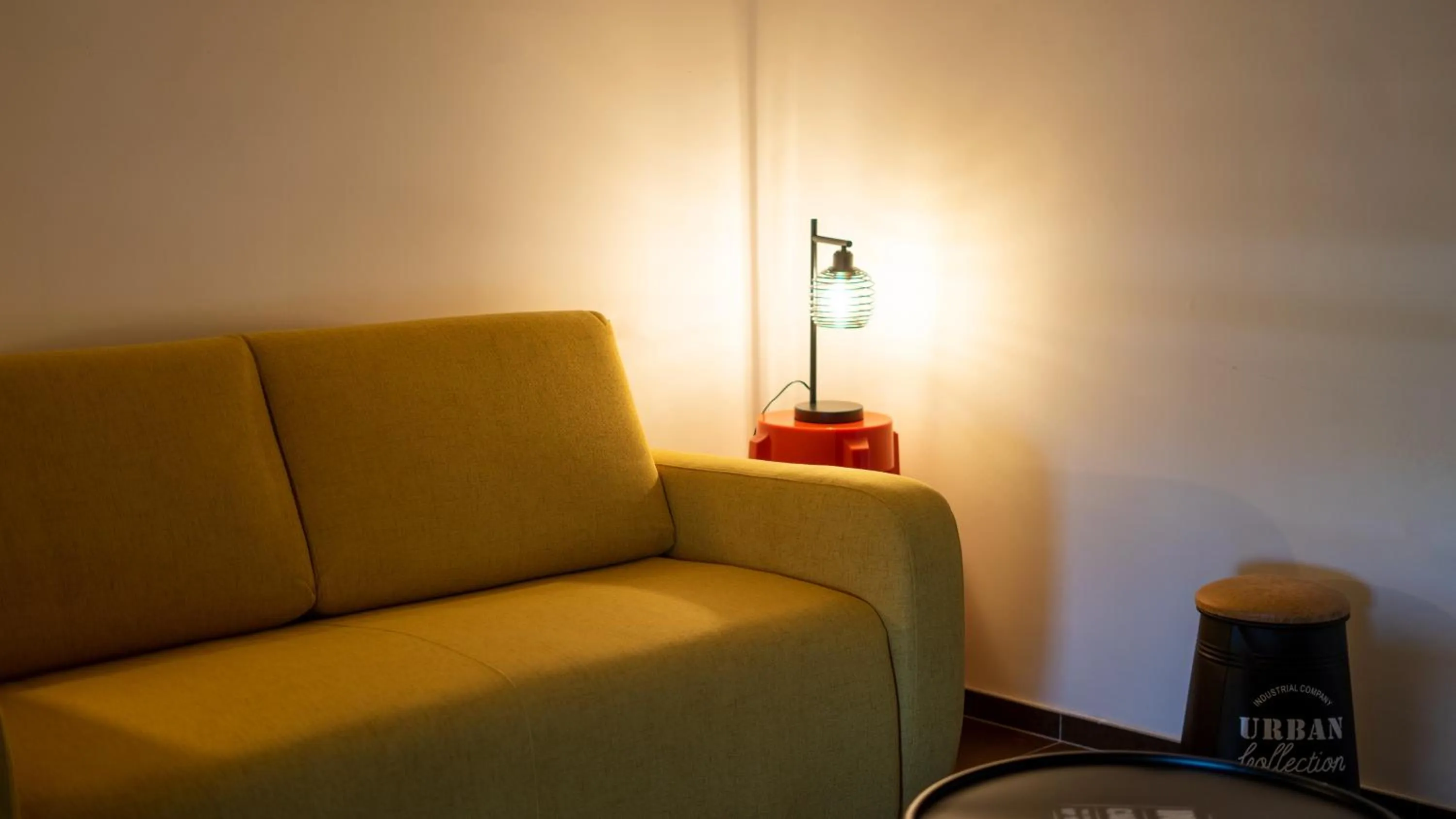 Living room in Apollo Suites