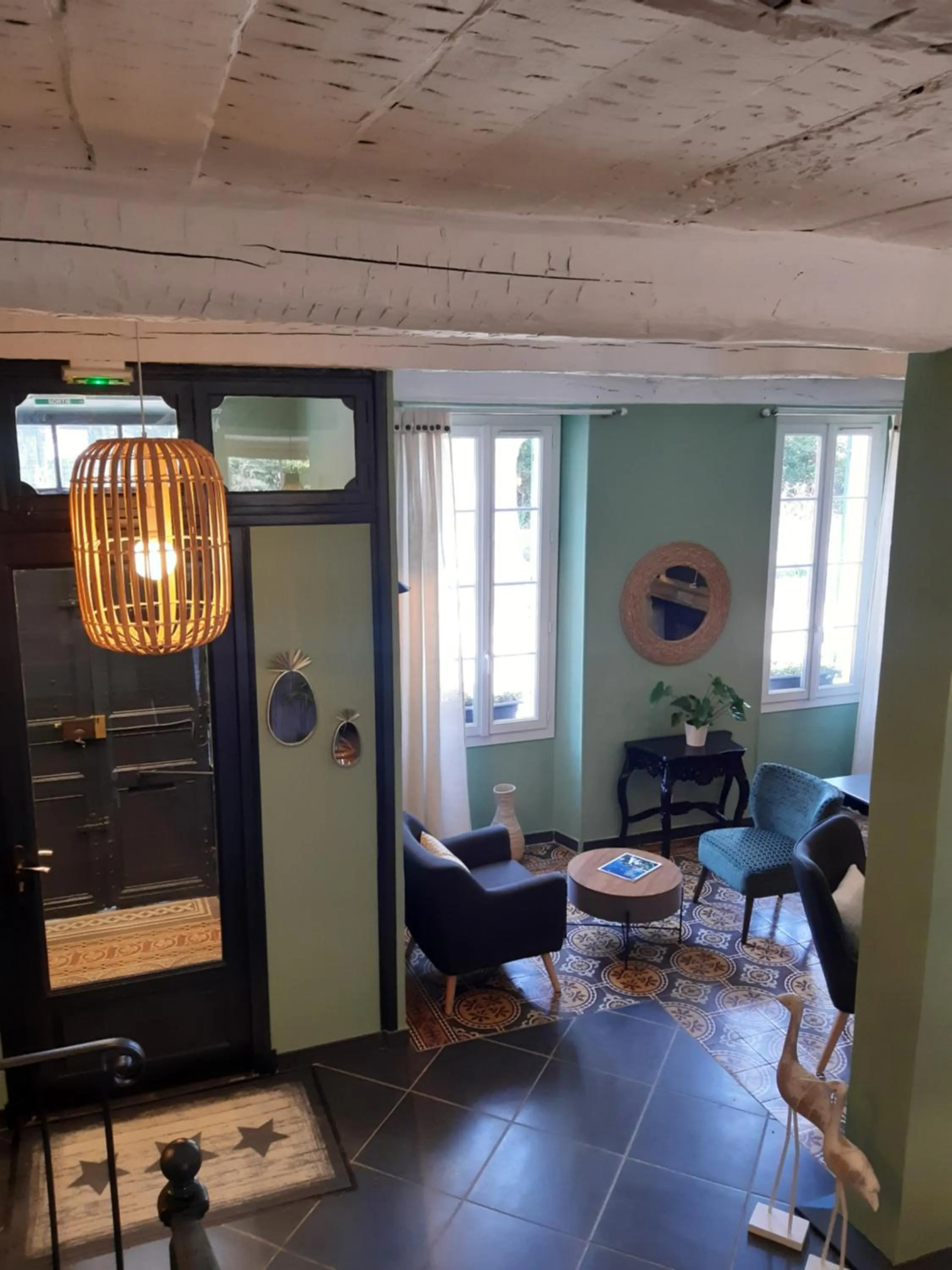 Lobby or reception in Hôtel Restaurant Notre Dame