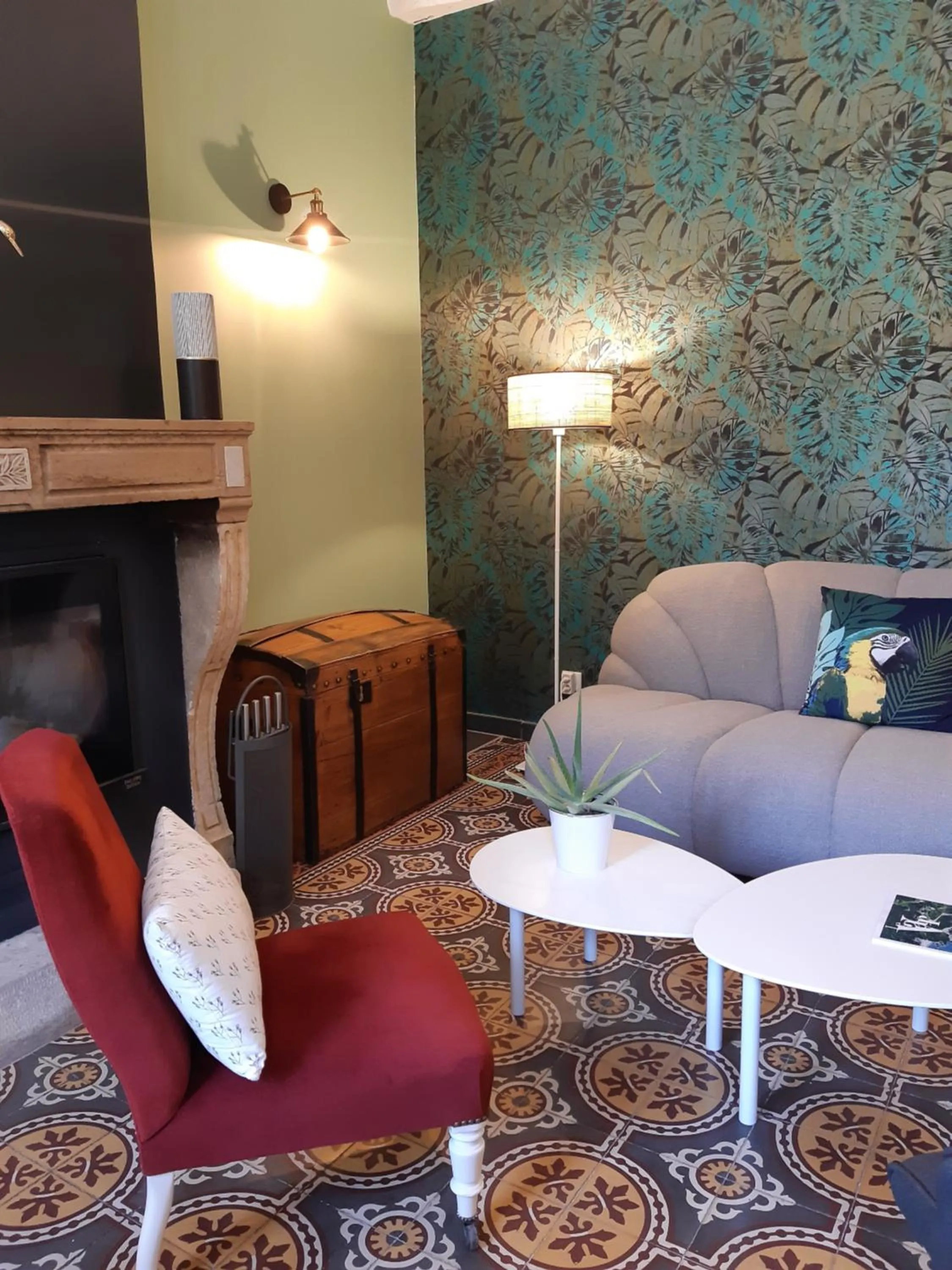 Living room in Hôtel Restaurant Notre Dame