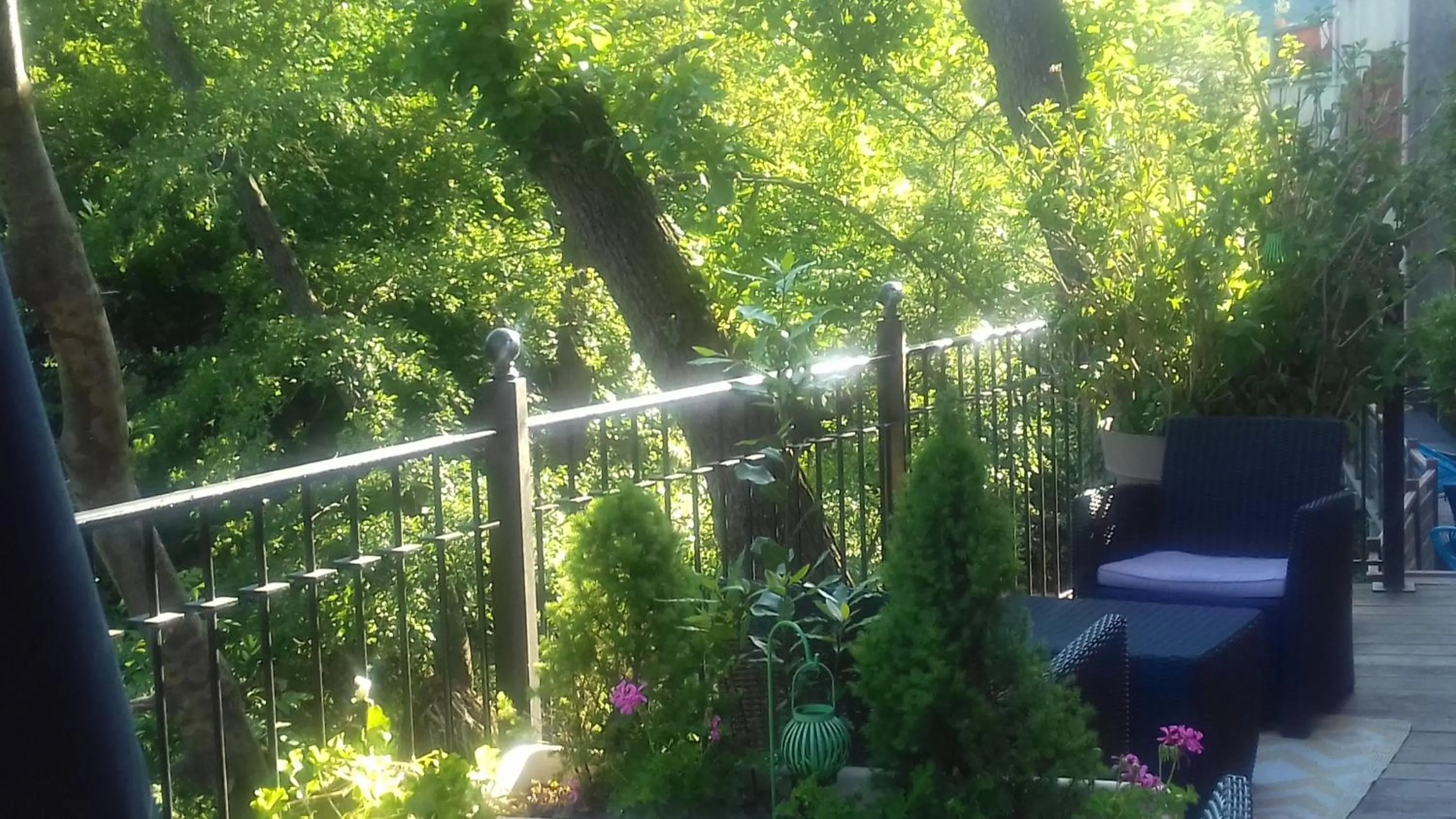 Patio in Hôtel Restaurant Notre Dame