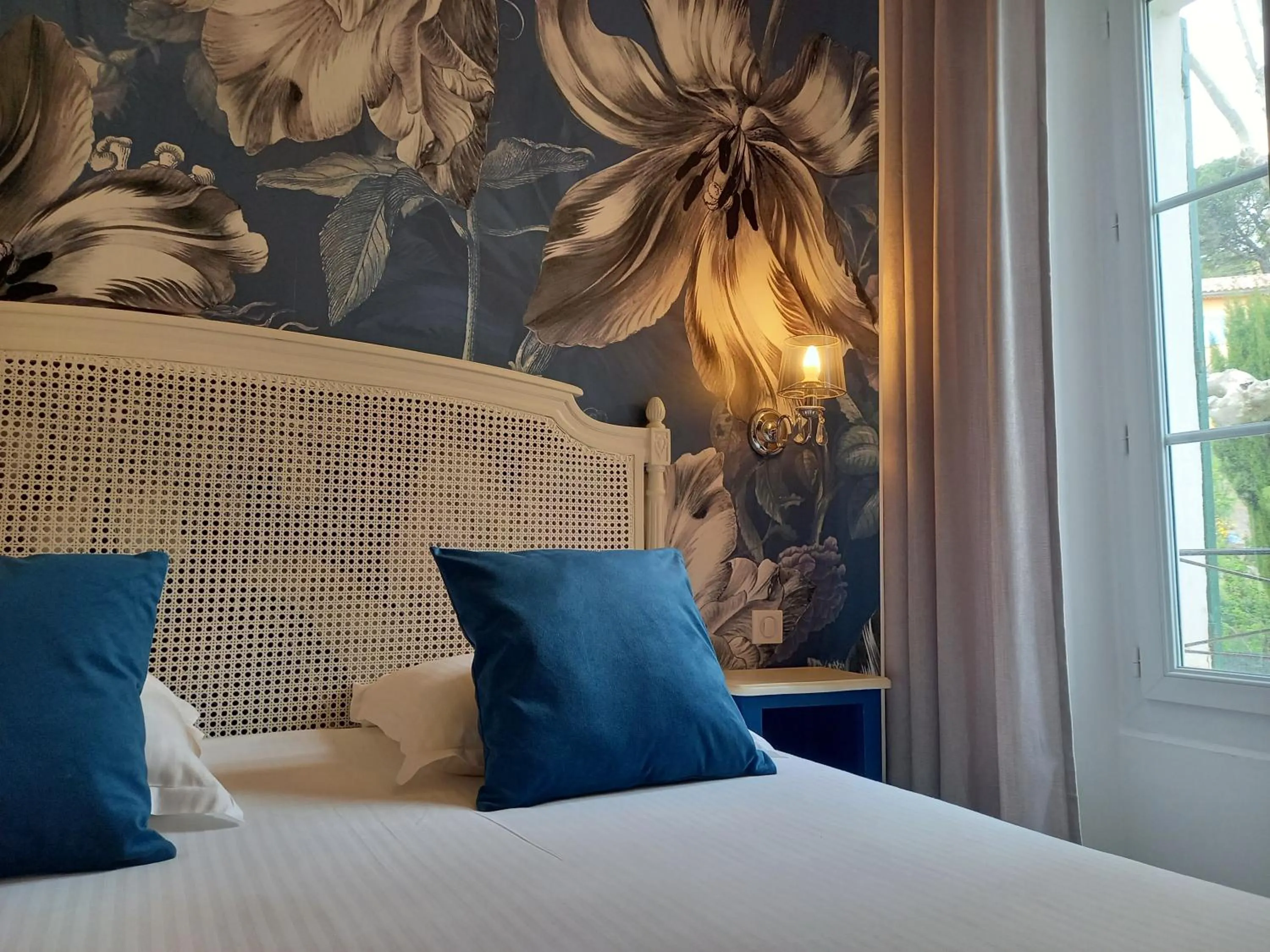 Bed in Hôtel Restaurant Notre Dame