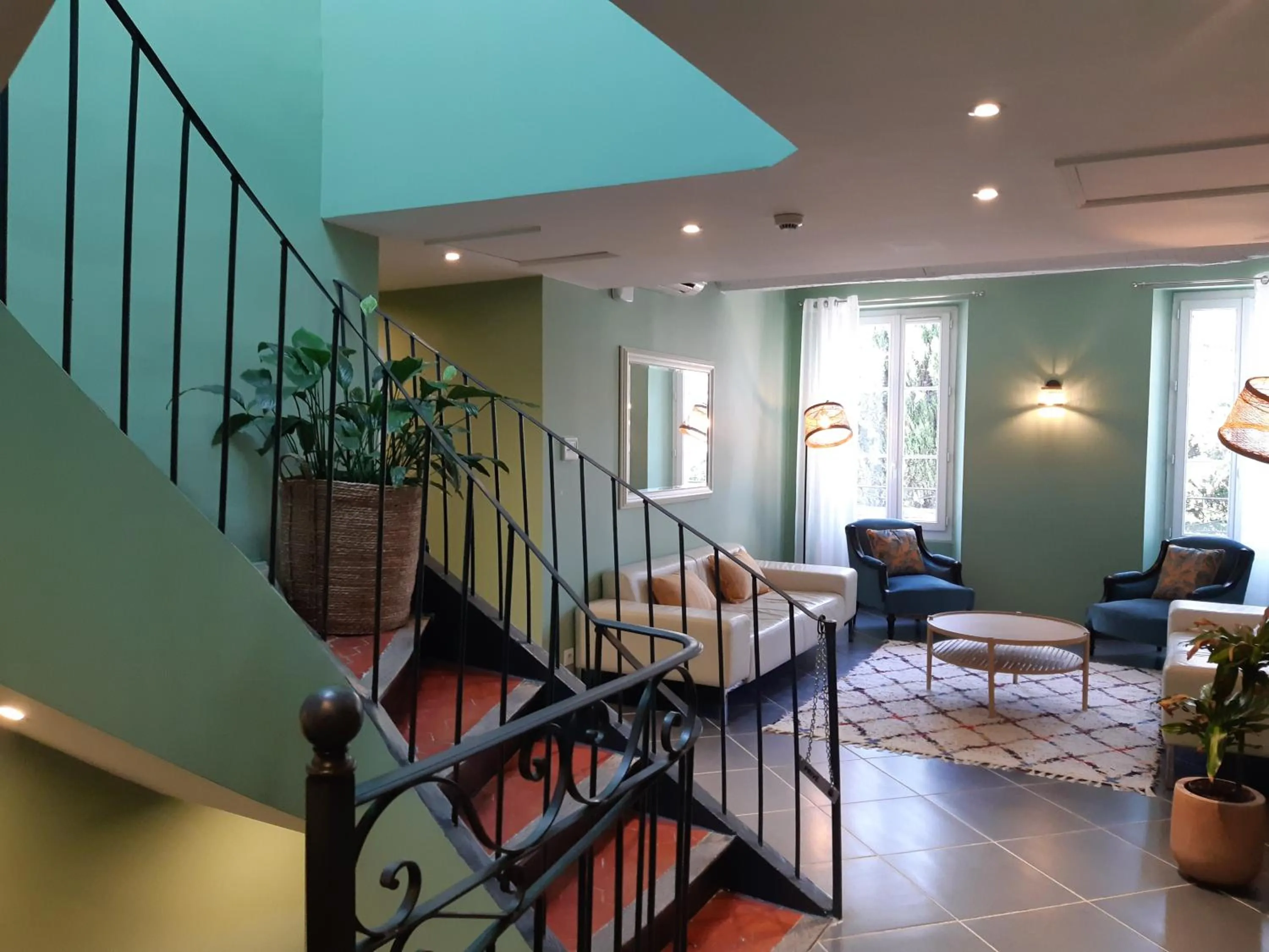 Living room in Hôtel Restaurant Notre Dame