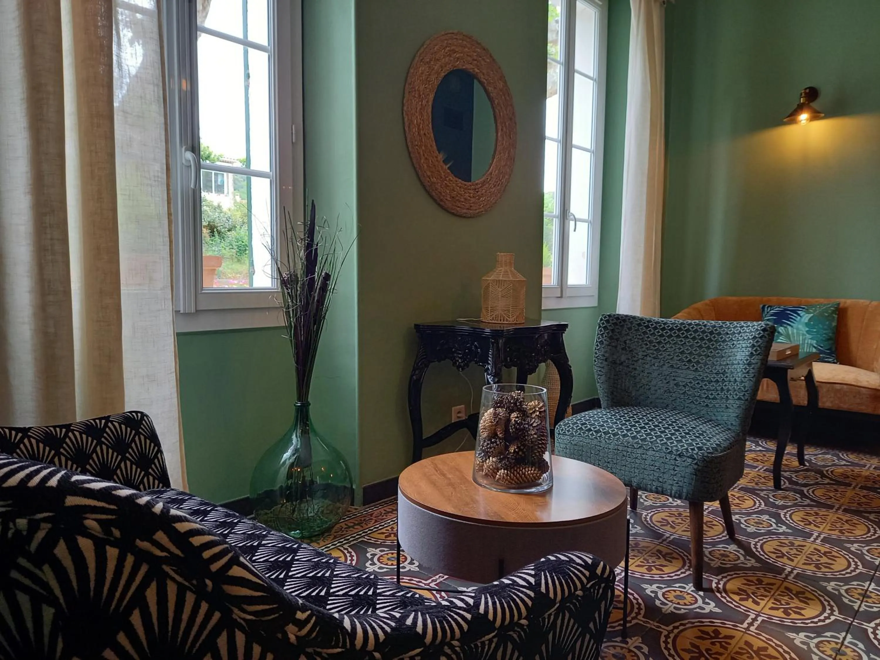 Living room in Hôtel Restaurant Notre Dame