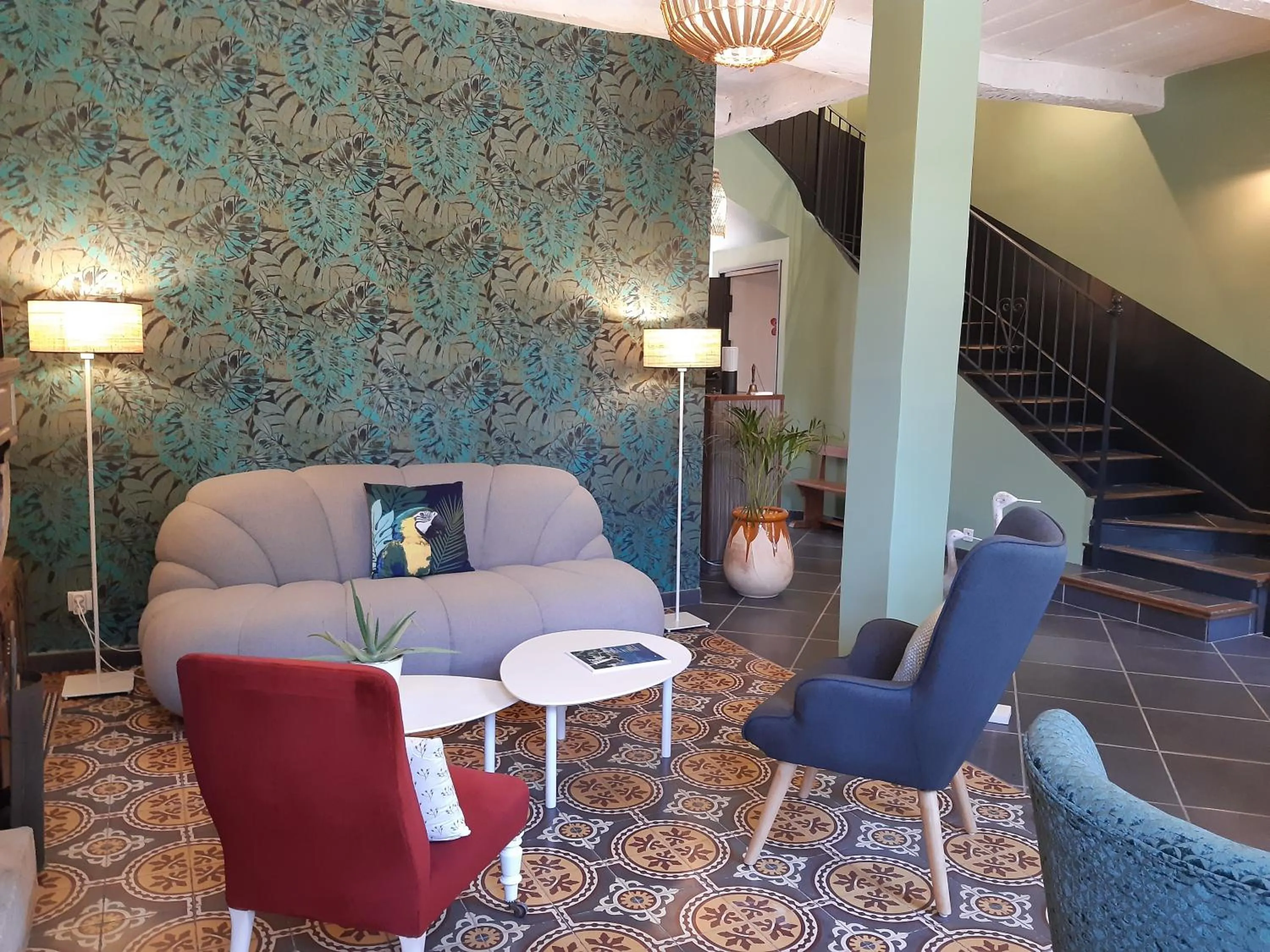 Living room in Hôtel Restaurant Notre Dame