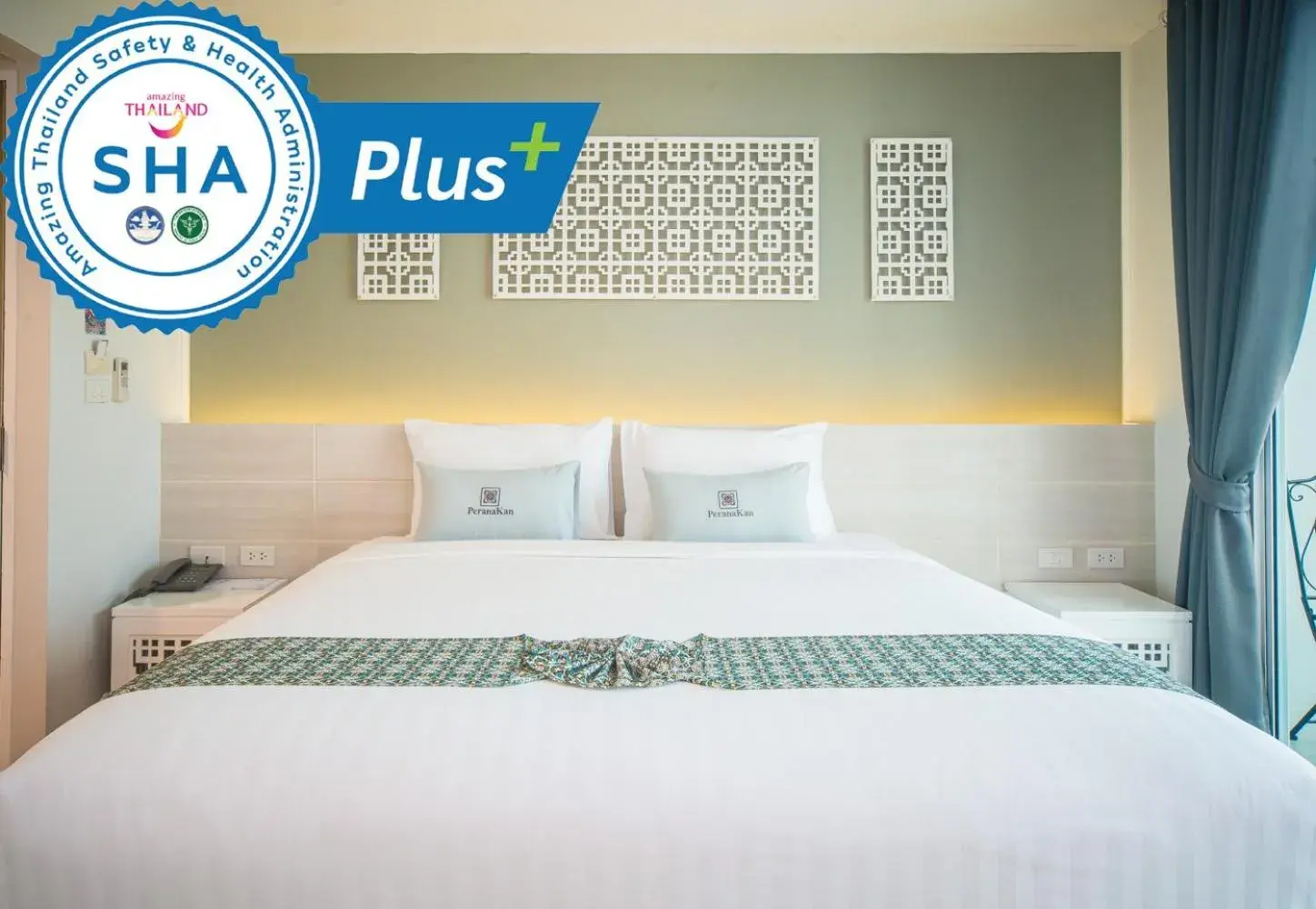 Bed in Peranakan Boutique Hotel - SHA Plus Bed in Peranakan Boutique Hotel - SHA Plus