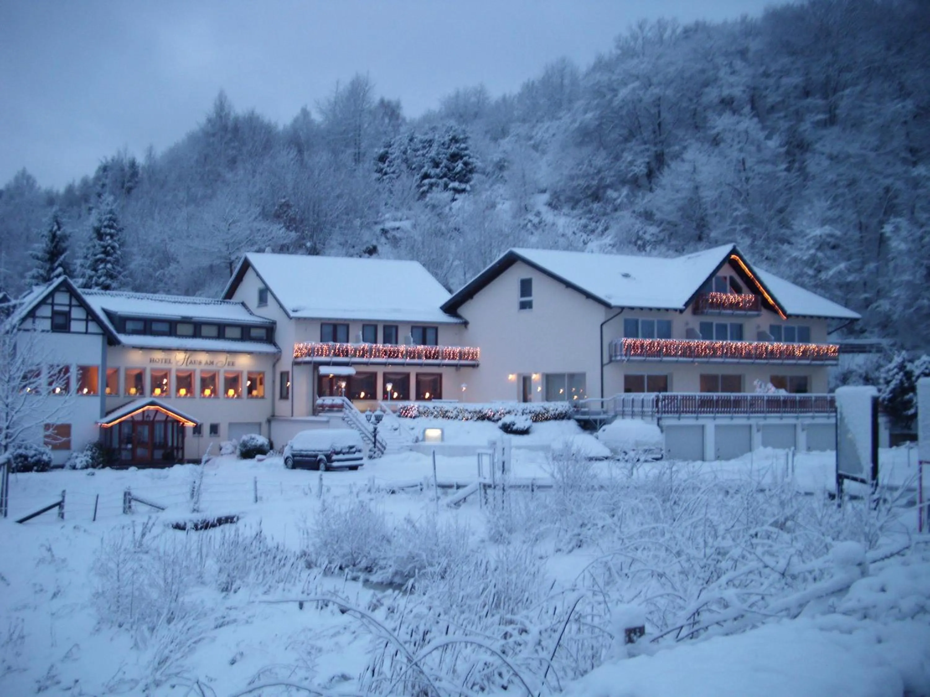 Facade/entrance in Hotel Haus am See