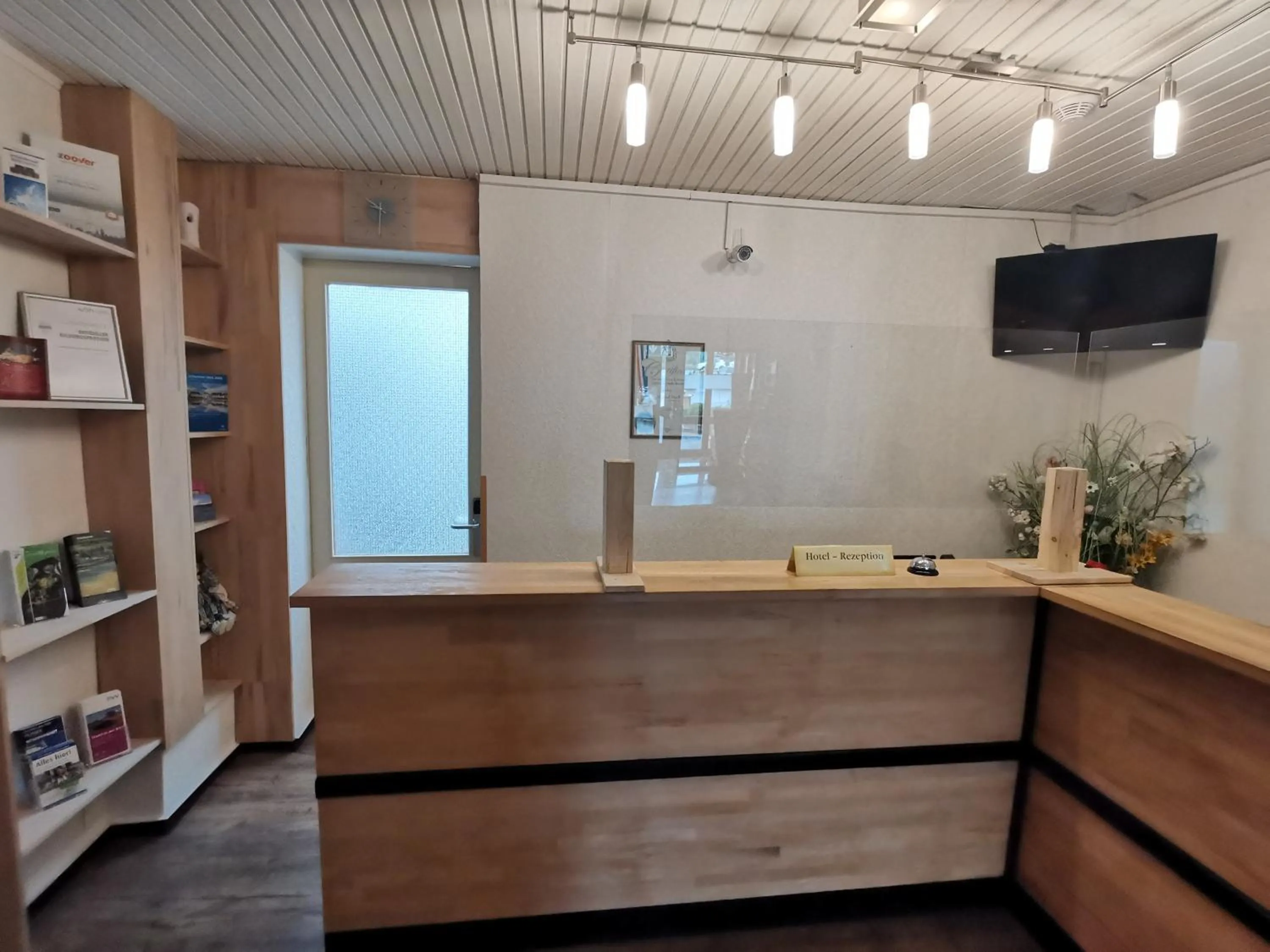 Lobby or reception in Hotel Haus am See