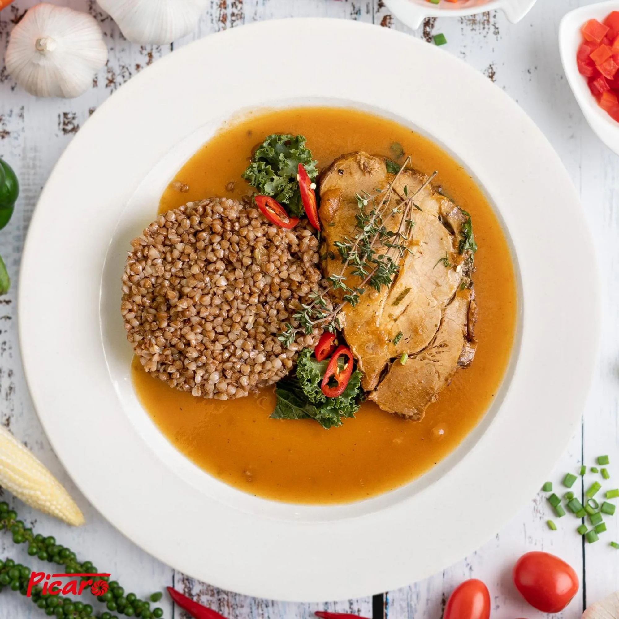 Food and drinks in Hotel Picaro Żarska Wieś Północ A4 kierunek Niemcy