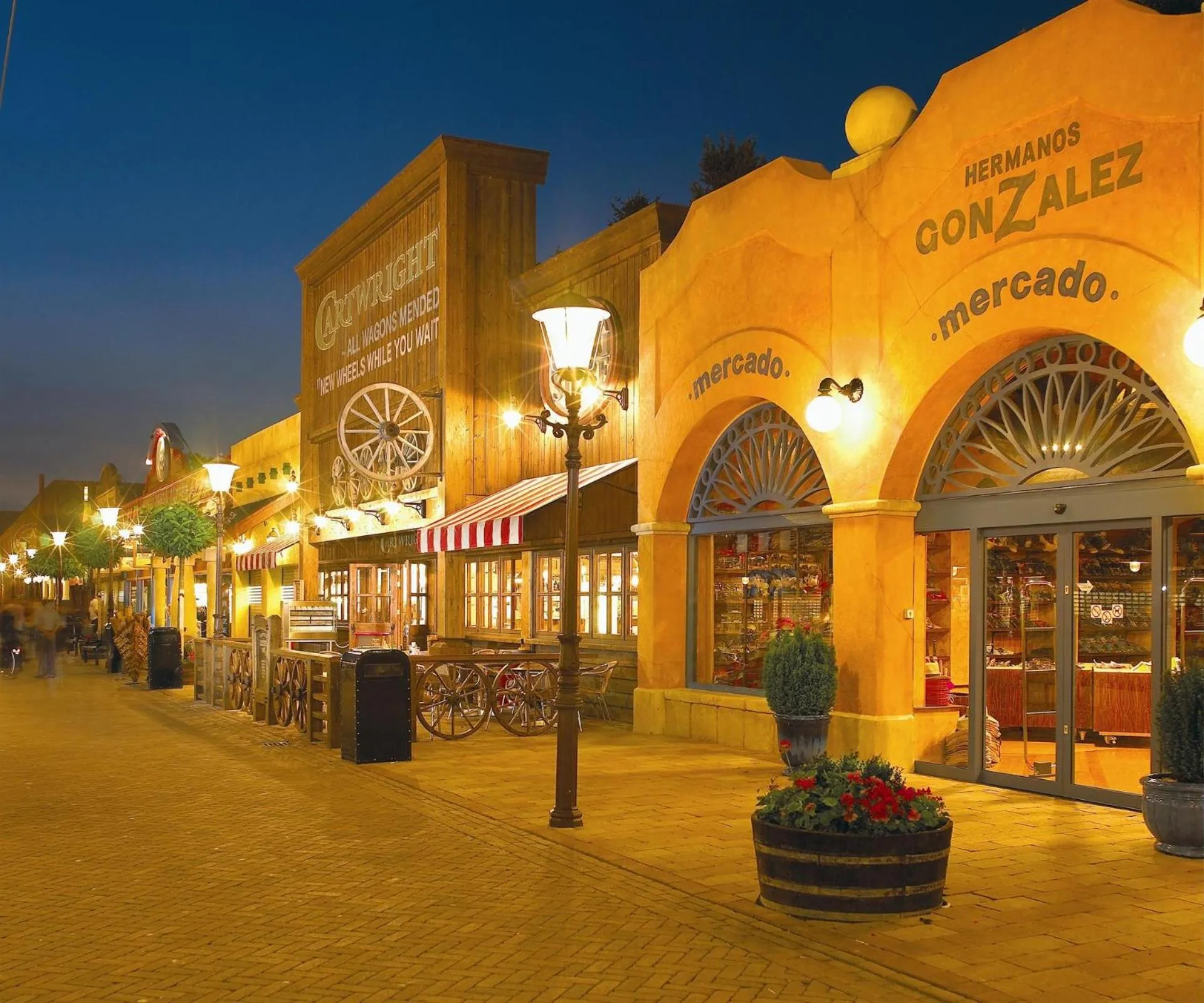 Night in Vakantiepark Slagharen