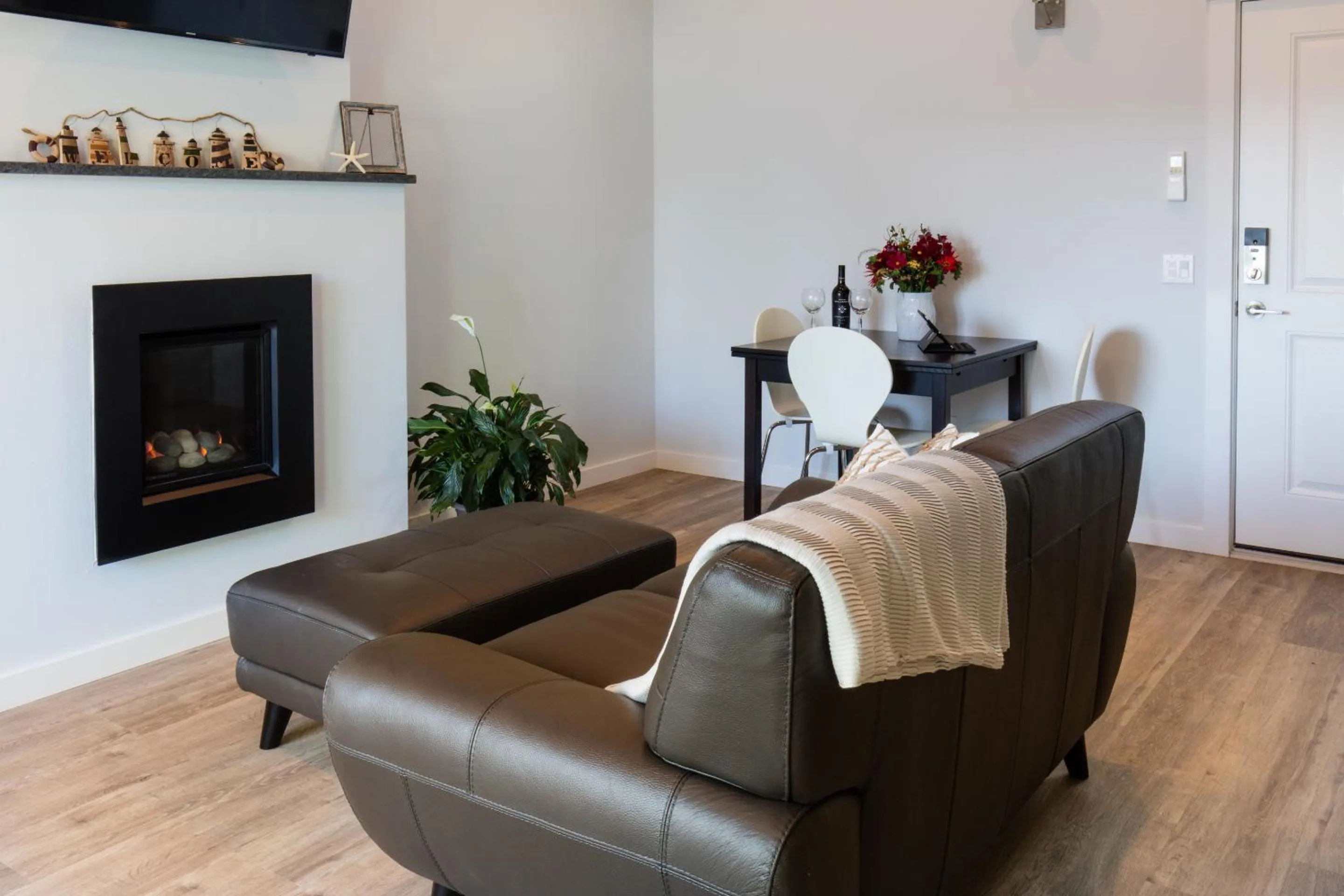 Living room in The Web Suites