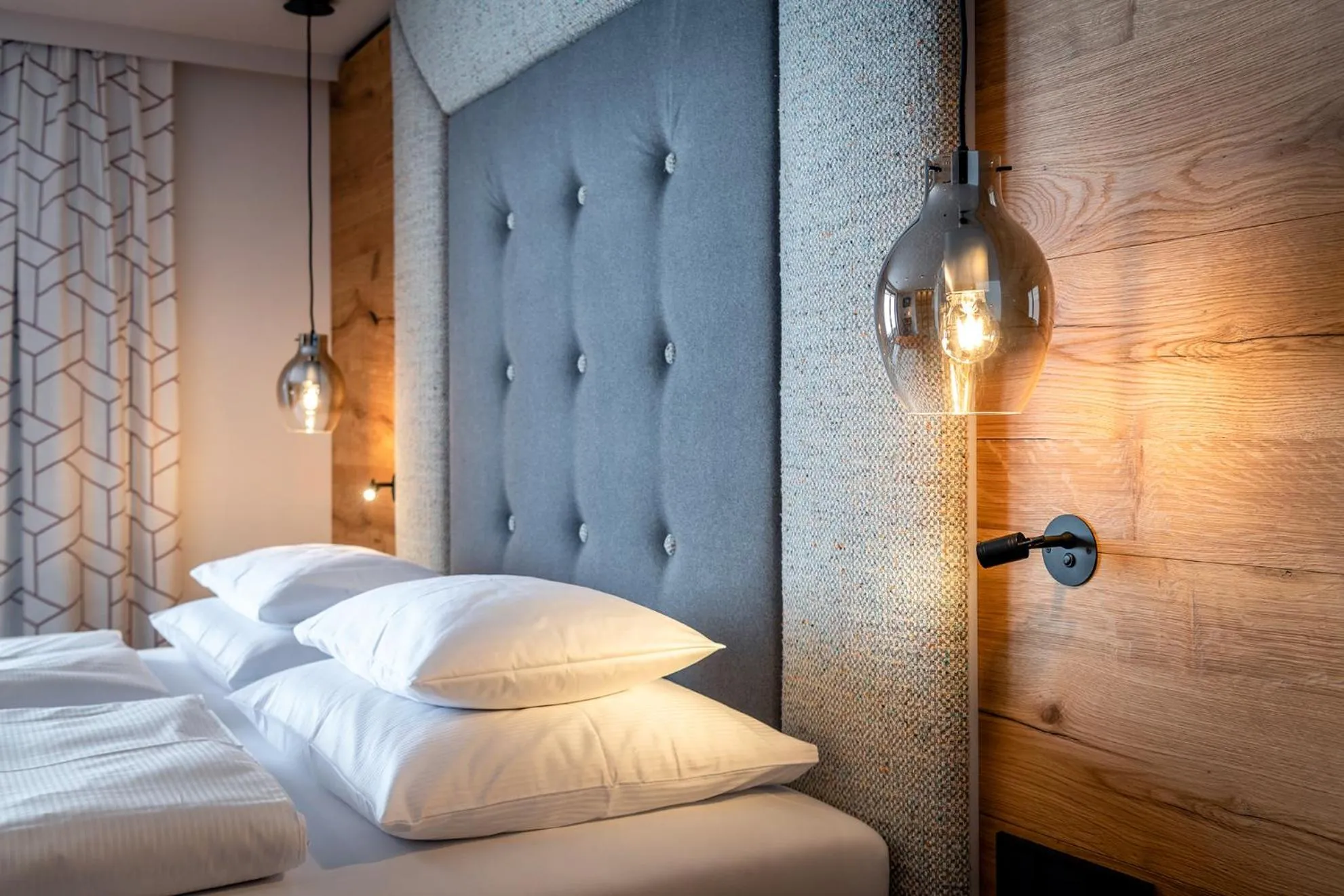 Bed in Hotel das Zwölferhaus