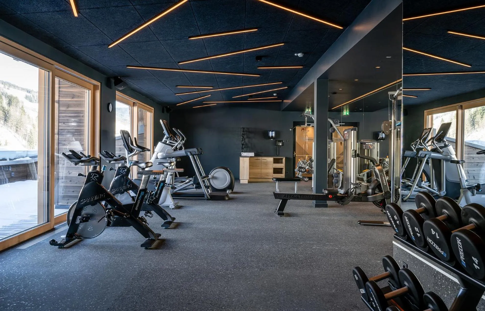Fitness centre/facilities in Hotel das Zwölferhaus