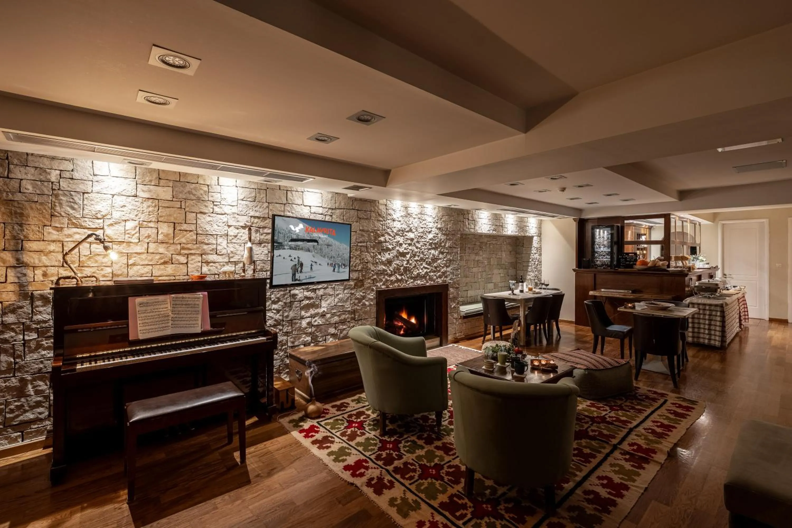 Seating area in Kalavrita Botanica Hotel & SPA